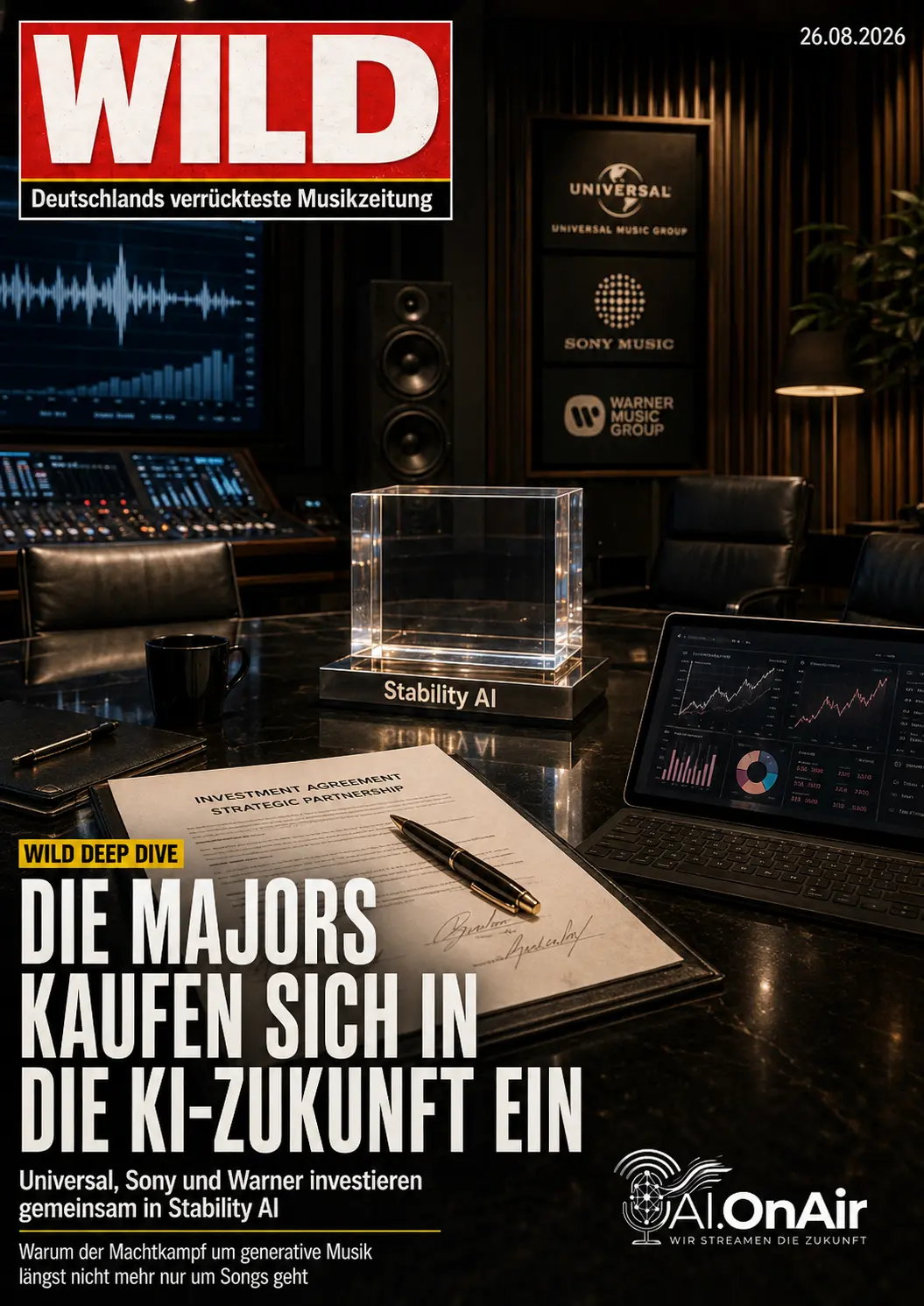 DIE MAJORS KAUFEN SICH IN DIE KI-ZUKUNFT EIN