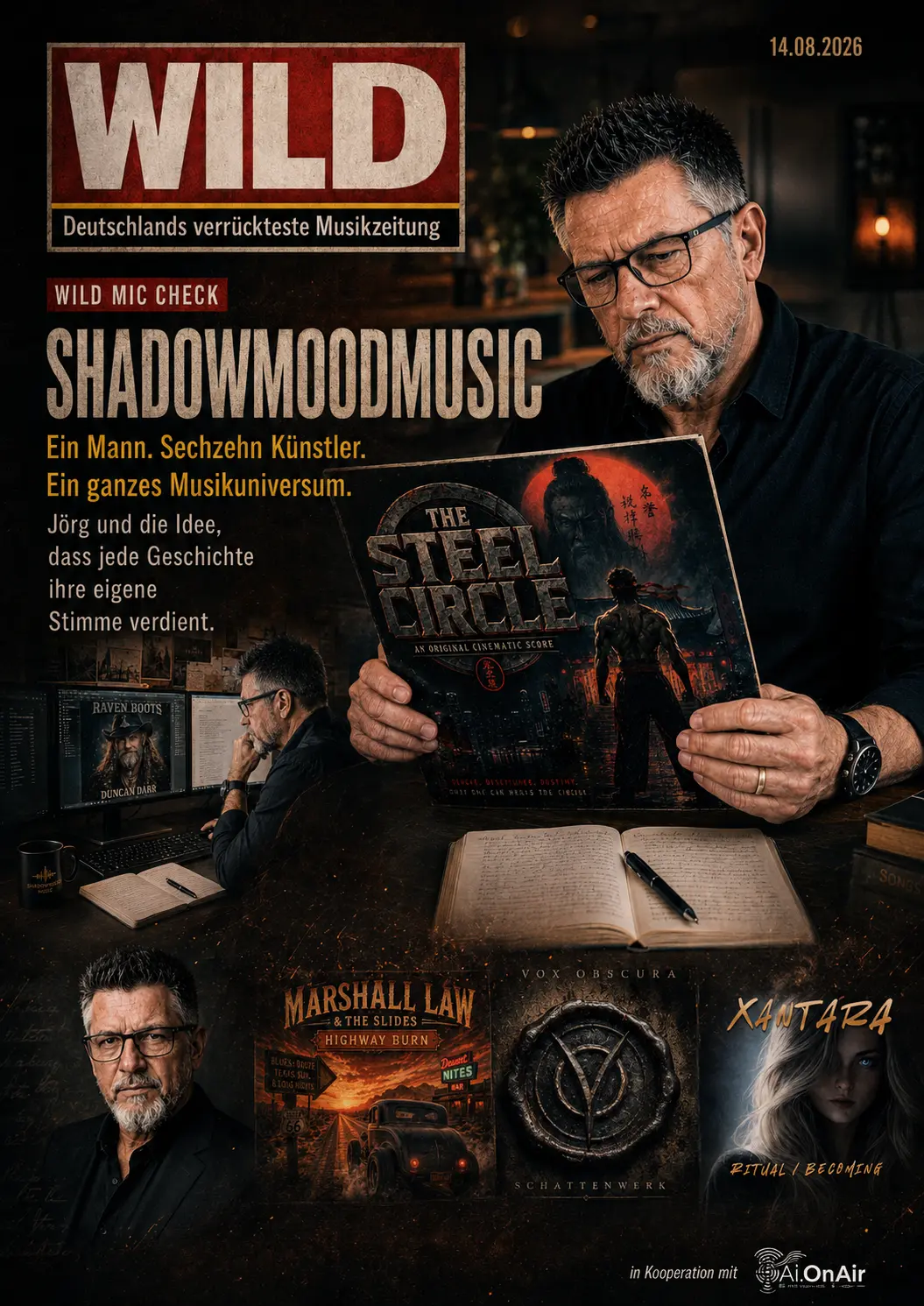 Ein Mann. Sechzehn Künstler. Ein ganzes Musikuniversum.
