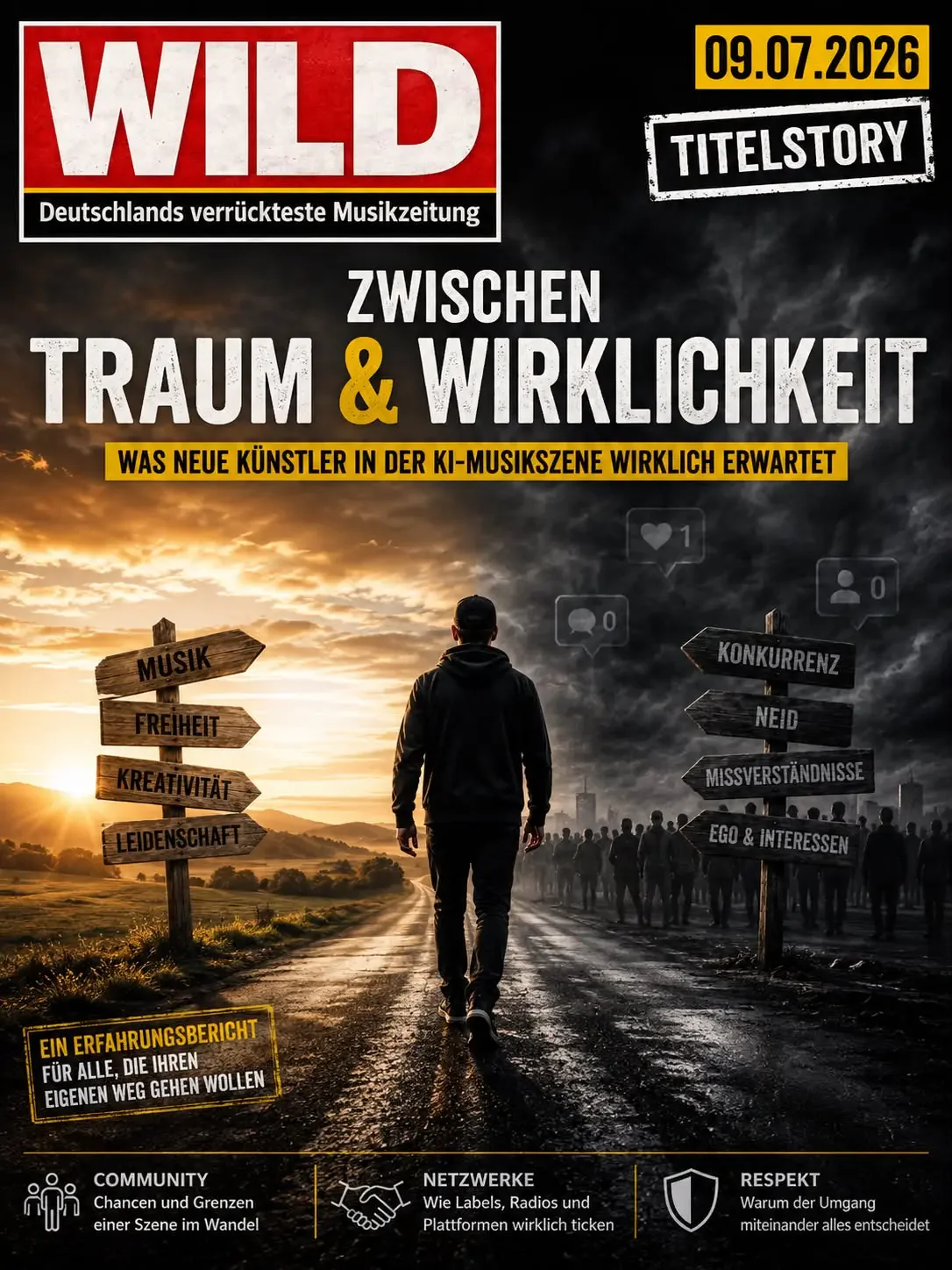 Zwischen Traum und Wirklichkeit