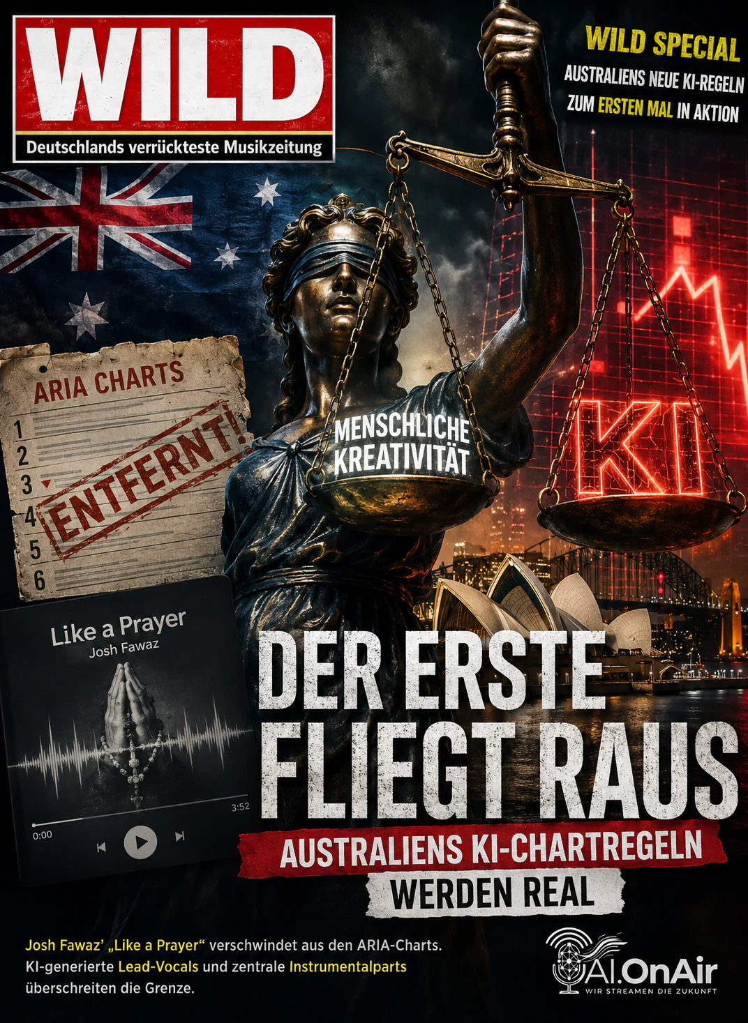 DER ERSTE FLIEGT RAUS: AUSTRALIENS KI-CHARTREGELN WERDEN REAL