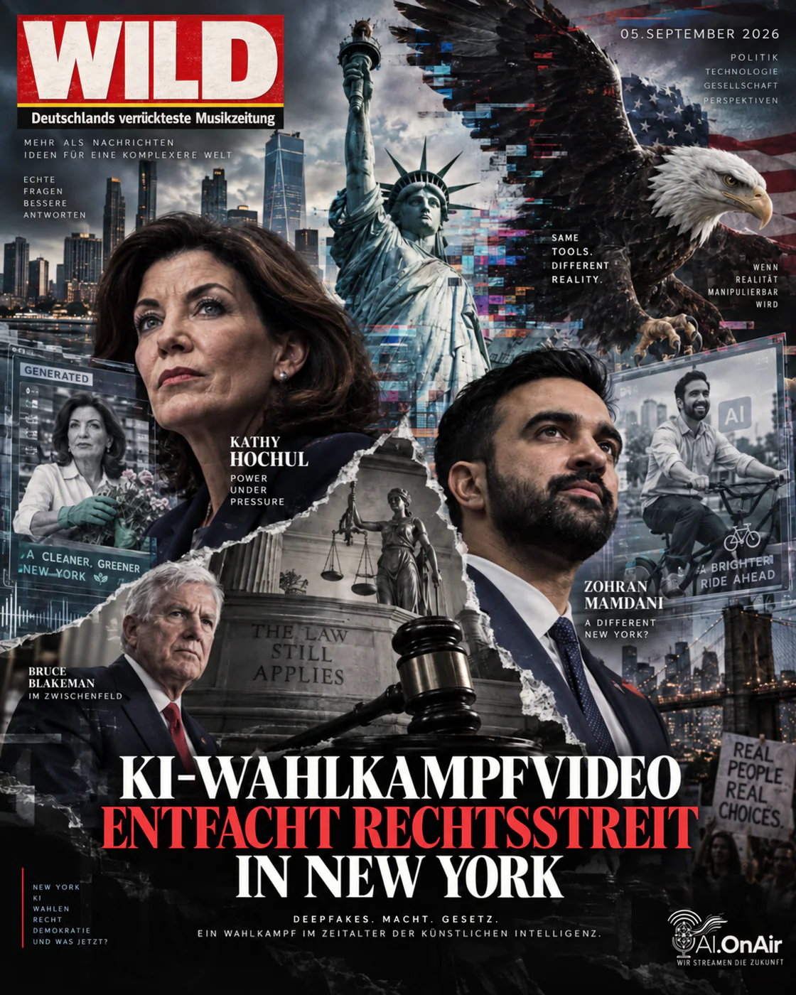 KI-Wahlkampfvideo entfacht Rechtsstreit in New York