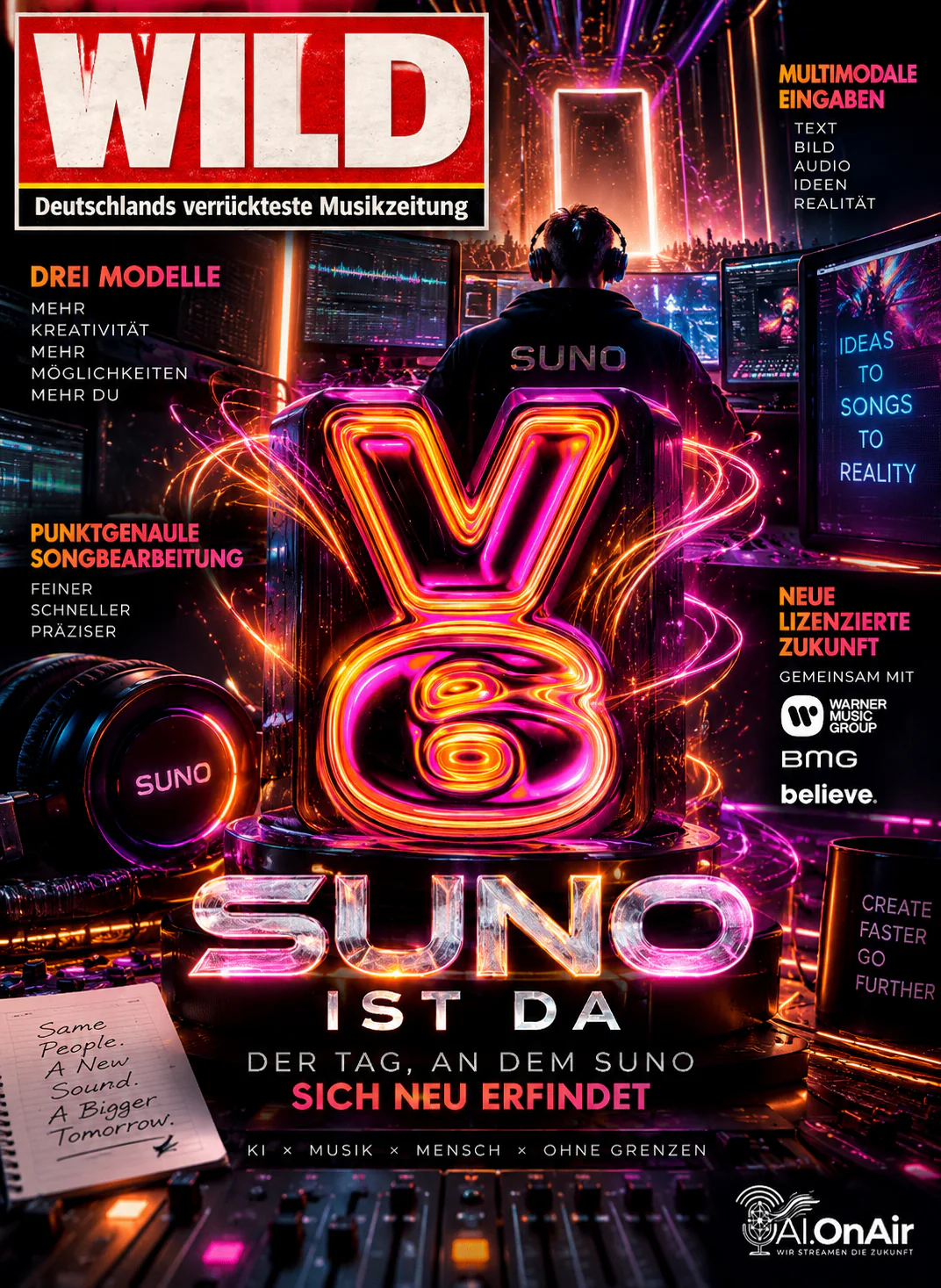 SUNO V6 IST DA: DER TAG, AN DEM SUNO SICH NEU ERFINDET