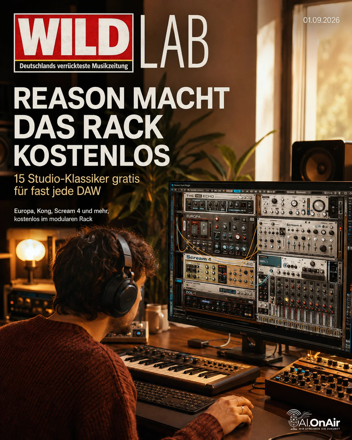 Reason macht das Rack kostenlos: 15 Studio-Klassiker landen jetzt gratis in fast jeder DAW
