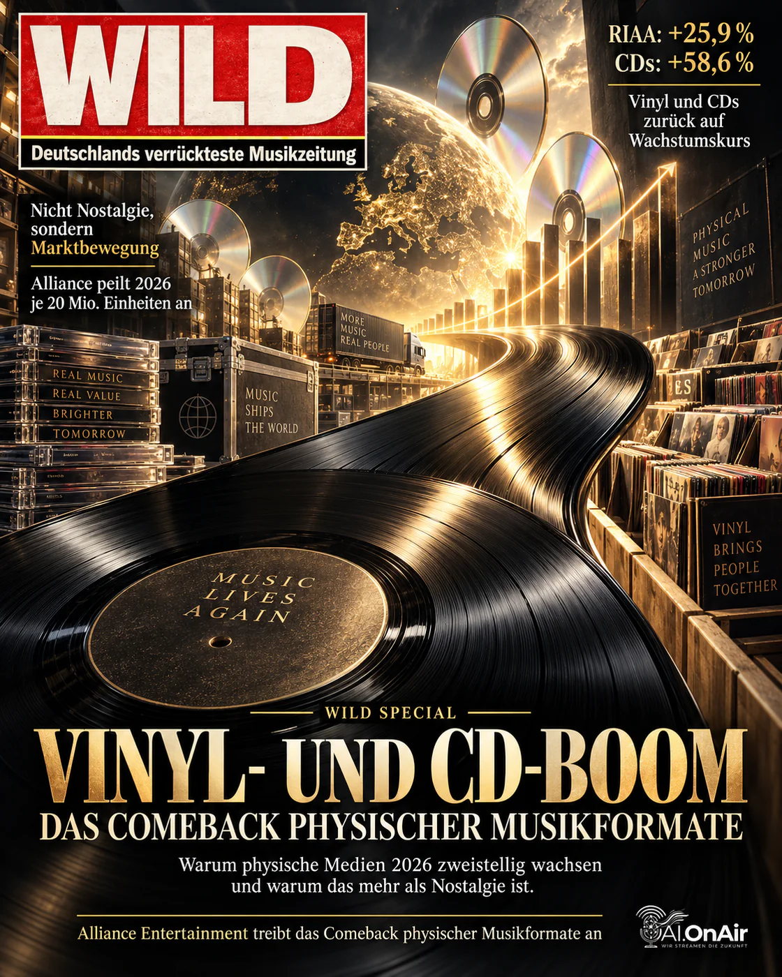 Vinyl- und CD-Boom: Alliance Entertainment treibt das Comeback physischer Musikformate an