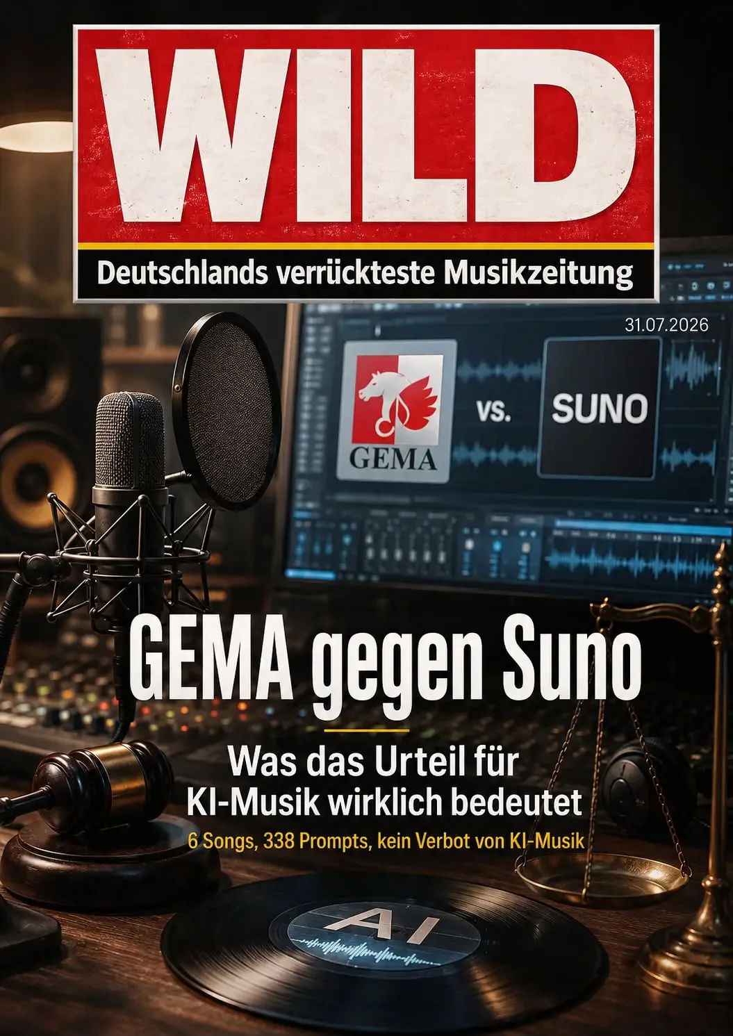 Sechs Songs, 338 Prompts und ein großes Urteil: Was GEMA gegen Suno wirklich entschieden hat