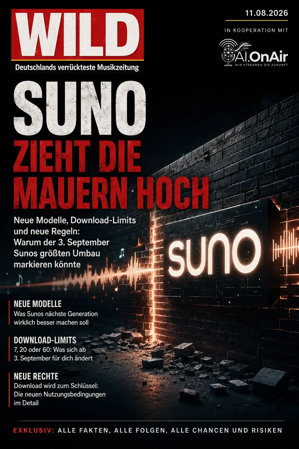 SUNO BAUT SICH KOMPLETT UM