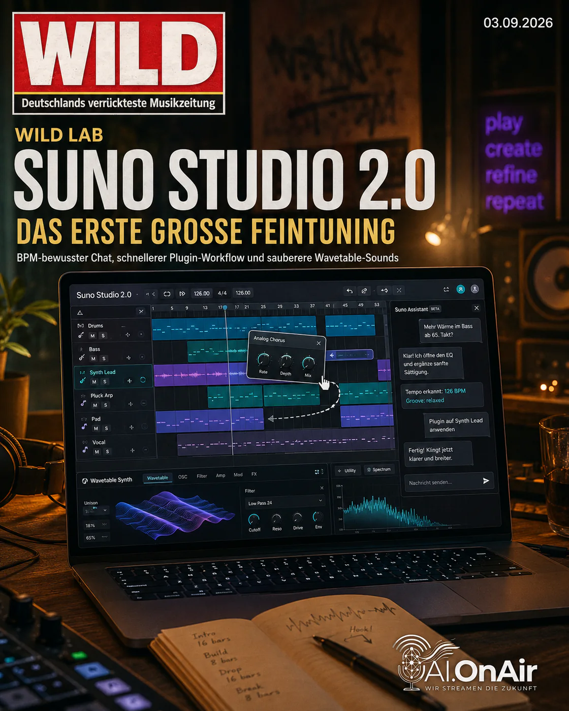 SUNO STUDIO 2.0: DAS ERSTE GROSSE FEINTUNING