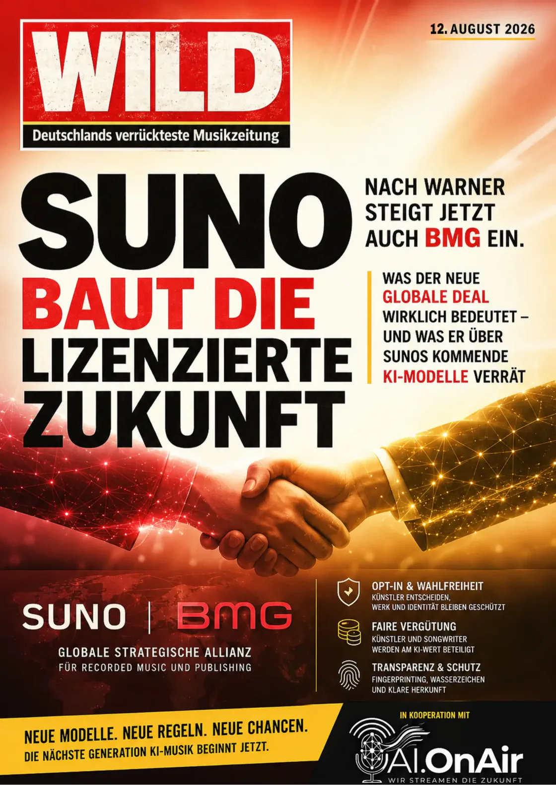 SUNO BAUT DIE LIZENZIERTE ZUKUNFT