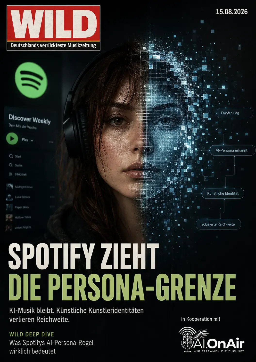 SPOTIFY ZIEHT DIE PERSONA-GRENZE