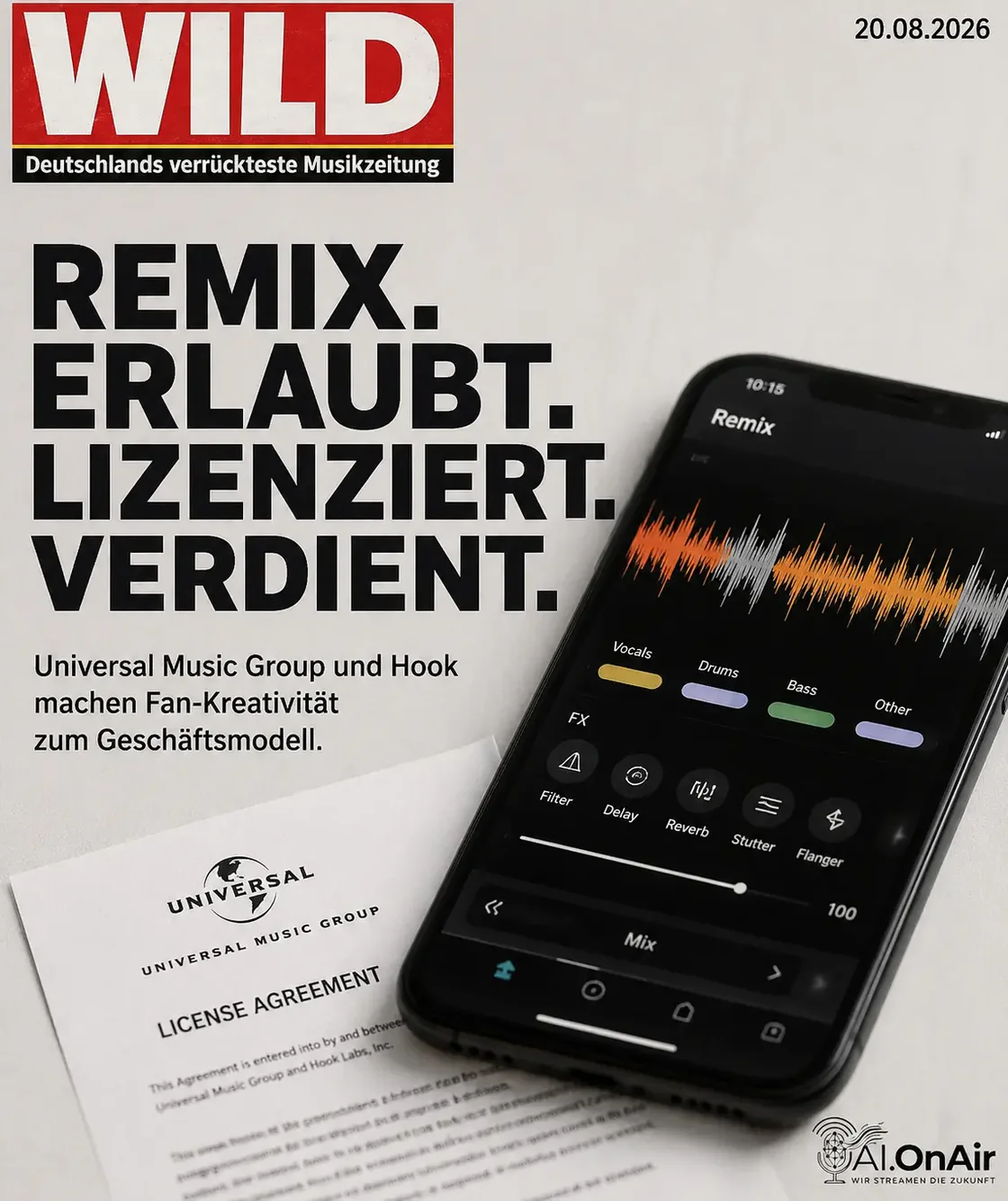 UNIVERSAL MACHT FAN-REMIXES ZUM GESCHÄFTSMODELL