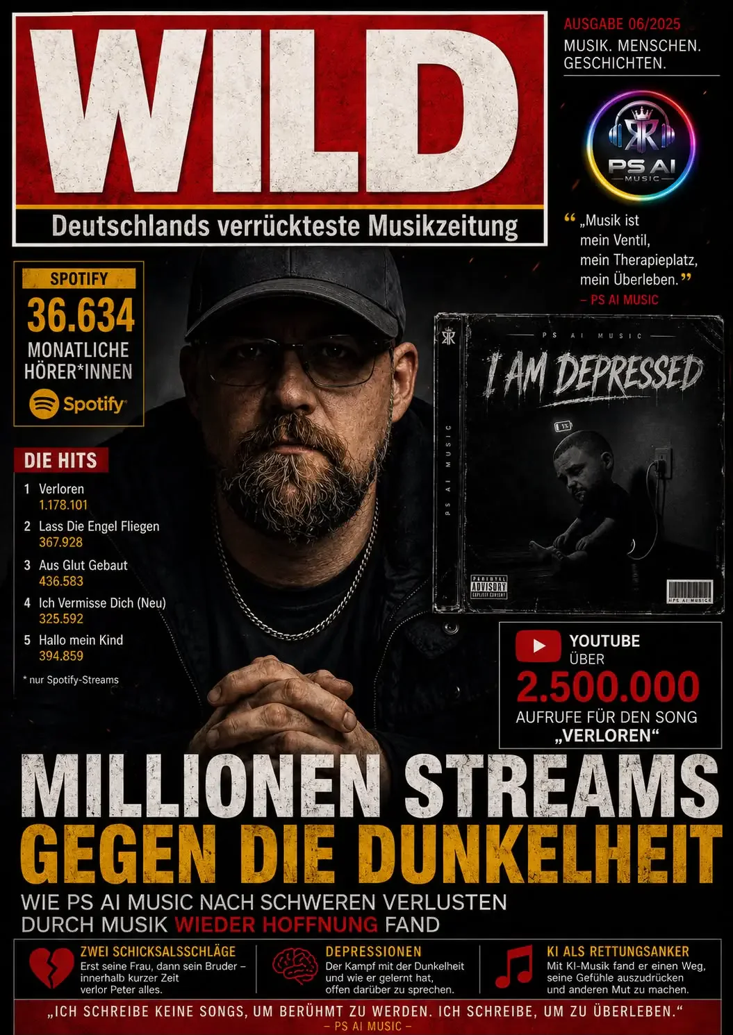 MILLIONEN STREAMS GEGEN DIE DUNKELHEIT