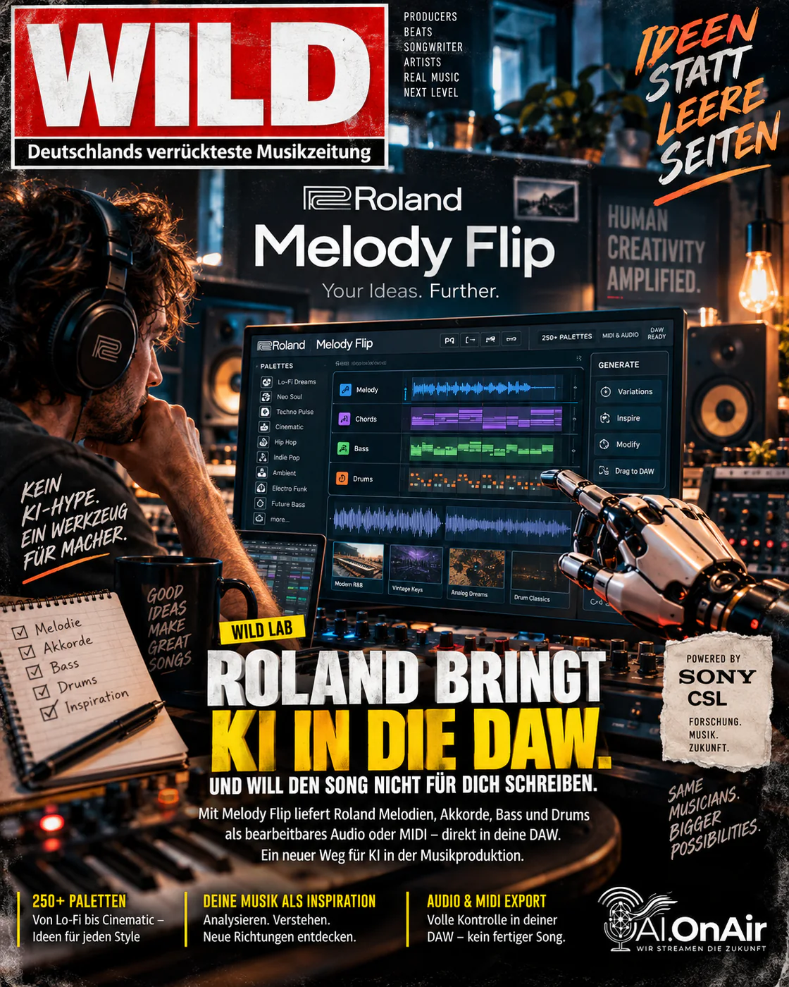 ROLAND BRINGT KI IN DIE DAW. UND WILL DEN SONG NICHT FÜR DICH SCHREIBEN.
