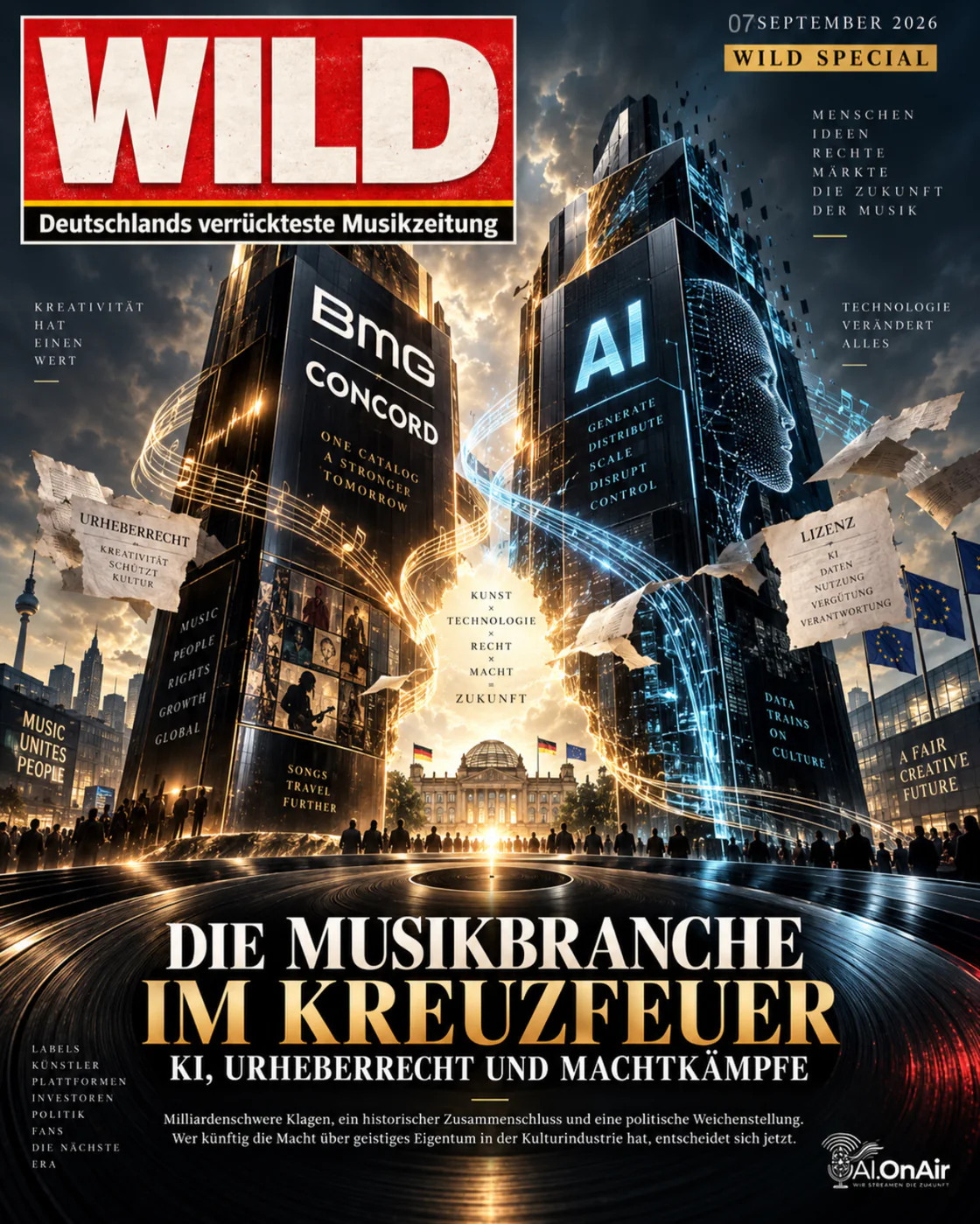 Die Musikbranche im Kreuzfeuer: KI, Urheberrecht und Machtkämpfe