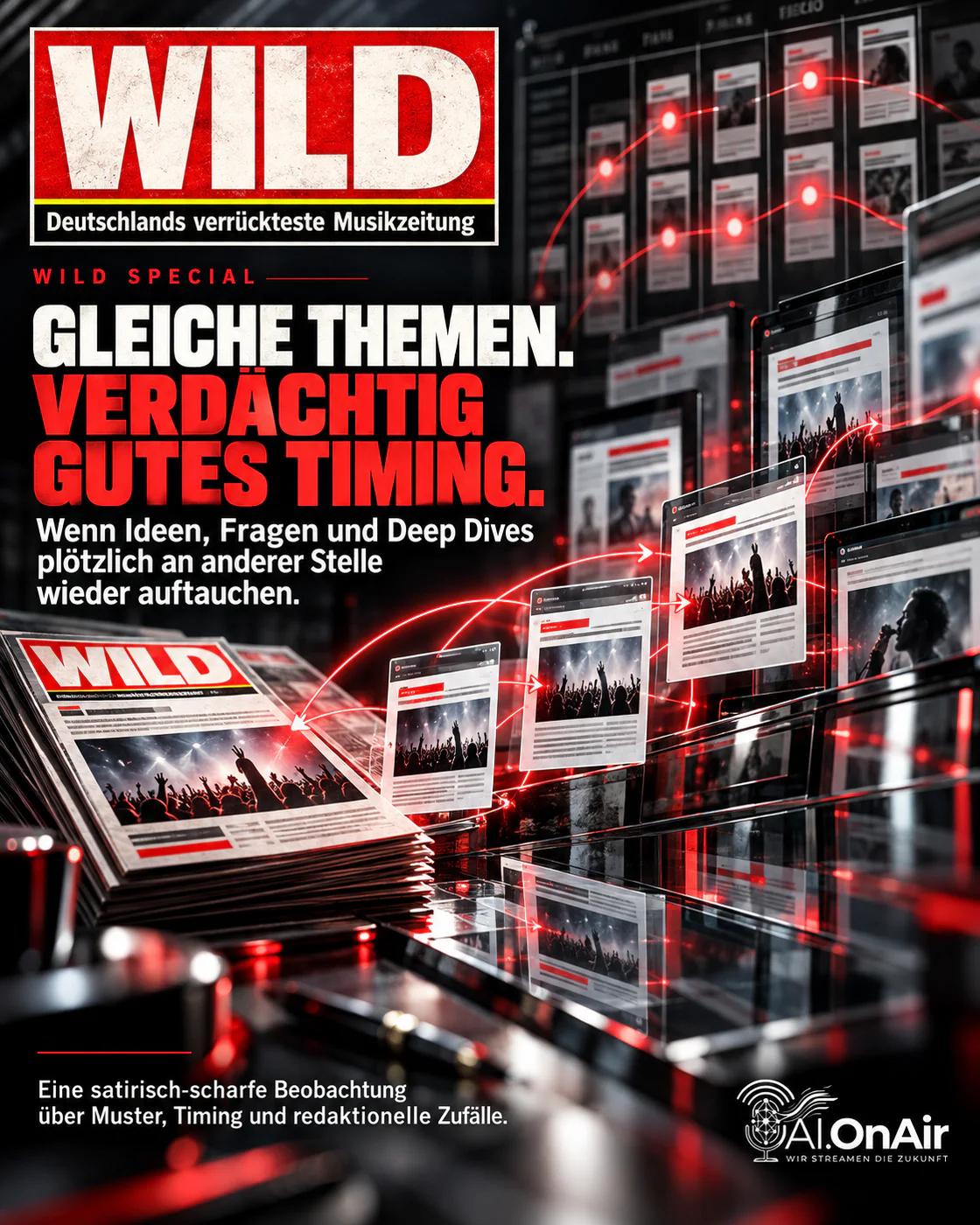 DER ZUFALL HAT EINEN REDAKTIONSPLAN