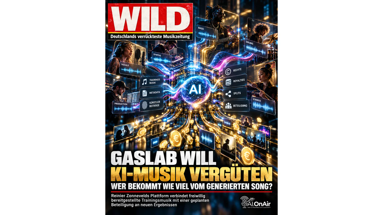 GASLAB WILL KI-MUSIK VERGÜTEN: WER BEKOMMT WIE VIEL VOM GENERIERTEN SONG?