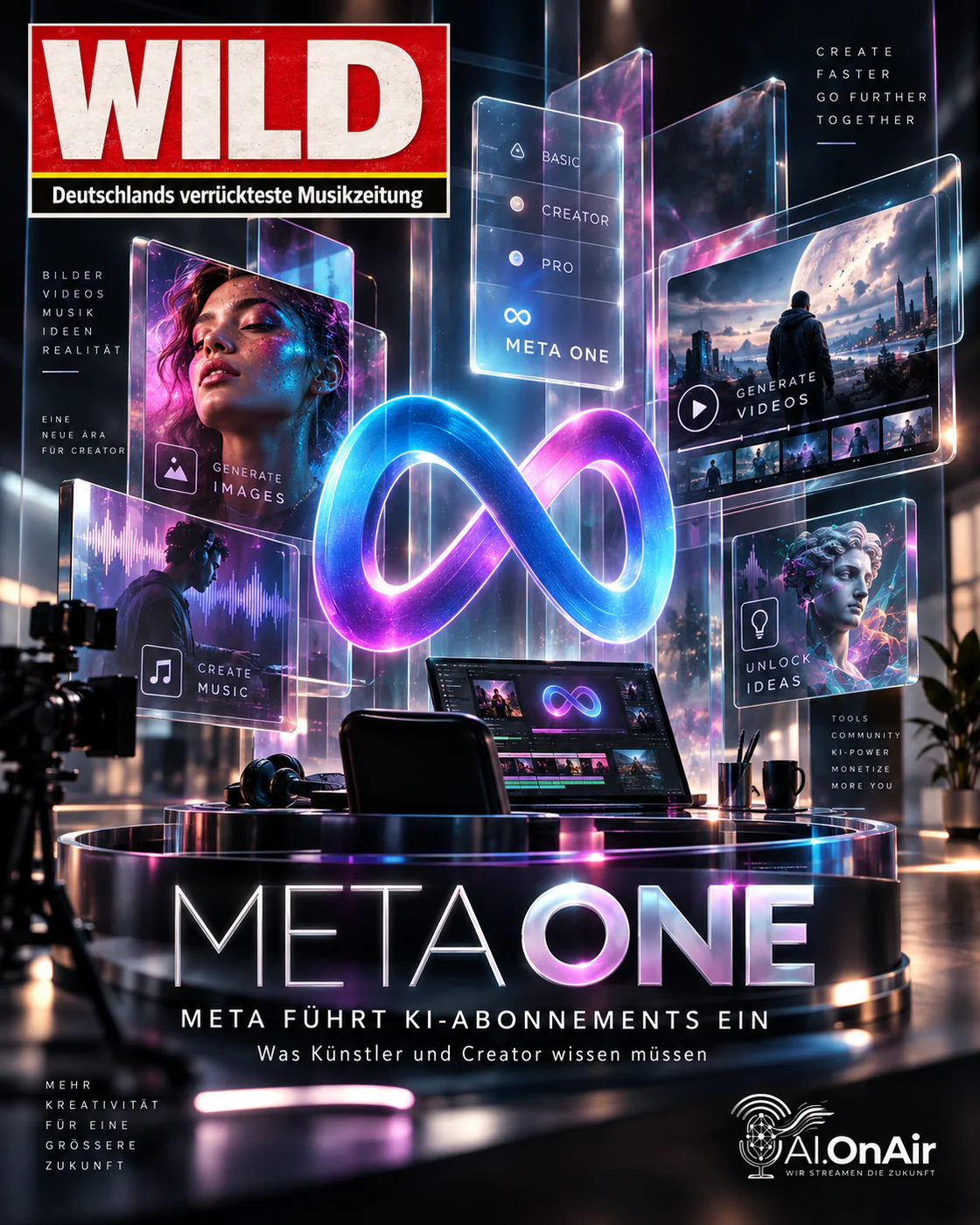 Meta One: Meta führt KI-Abonnements ein, was Künstler und Creator wissen müssen