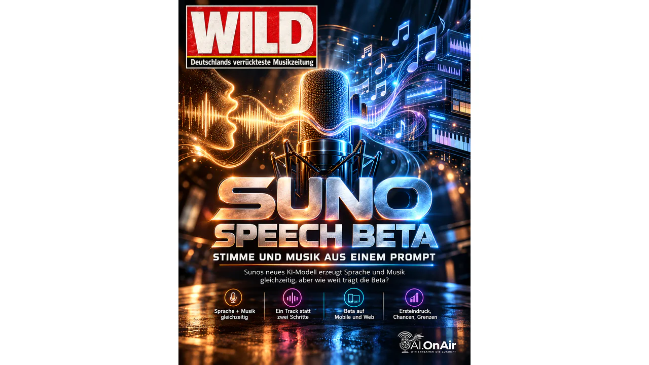 Suno Speech Beta: Stimme und Musik aus einem Prompt