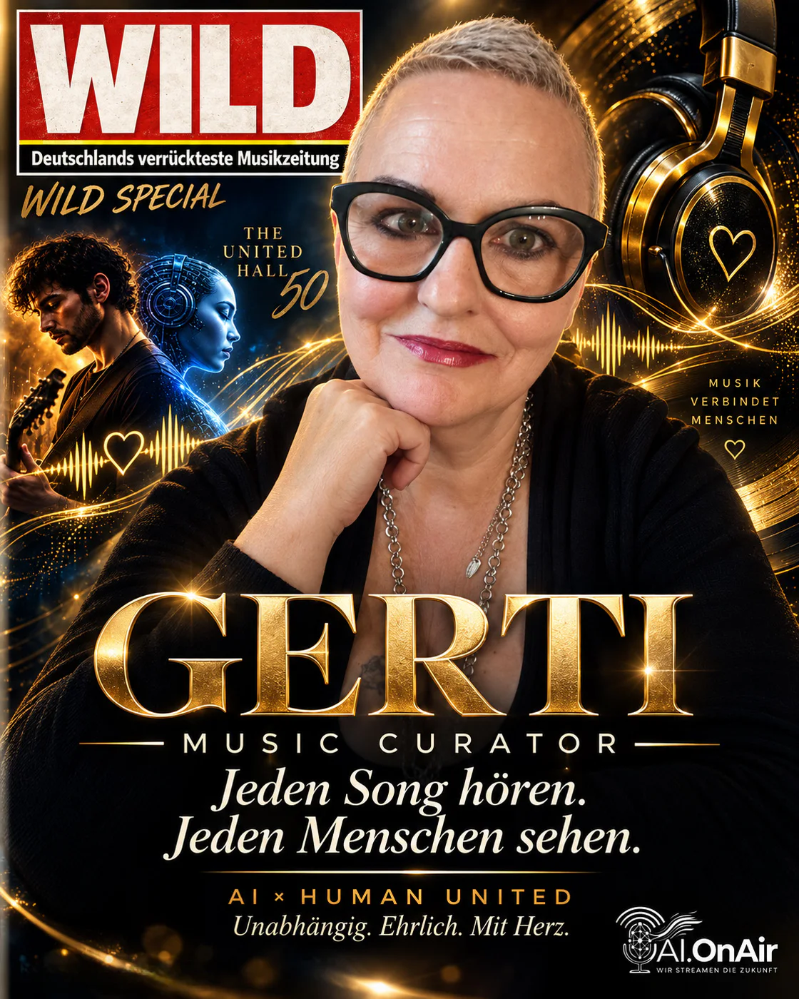 Gerti: Sie hört den Song. Und sieht den Menschen.