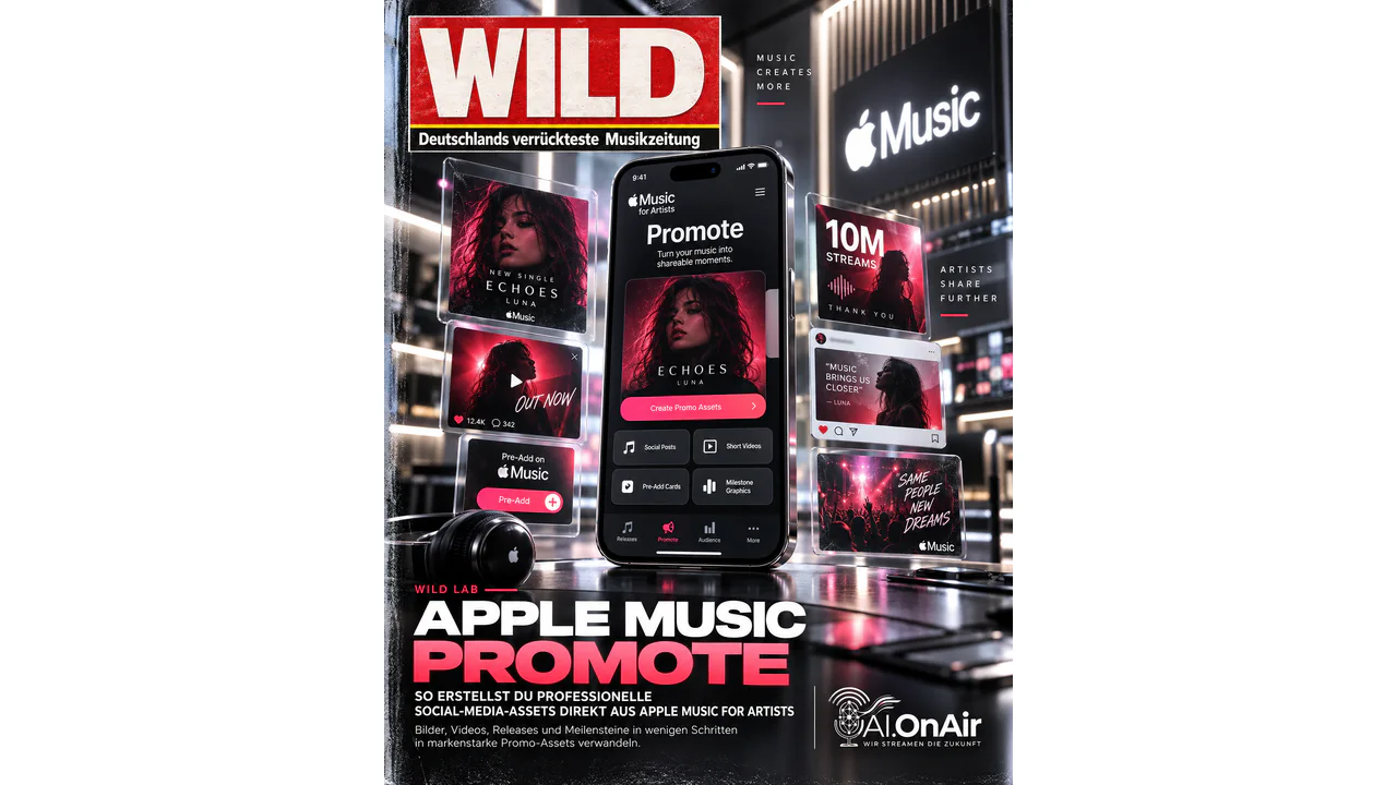 Apple Music Promote: So erstellst du professionelle Social-Media-Assets direkt aus Apple Music for Artists