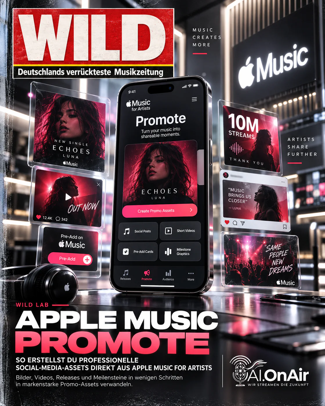 Apple Music Promote: So erstellst du professionelle Social-Media-Assets direkt aus Apple Music for Artists