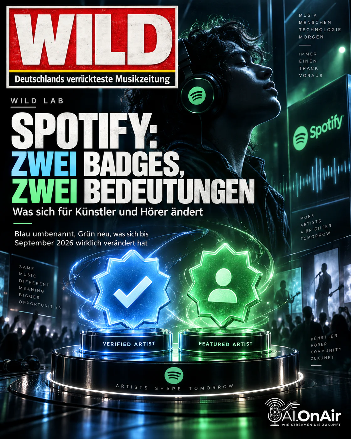 Spotify: Zwei Badges, zwei Bedeutungen, was sich für Künstler*innen ändert