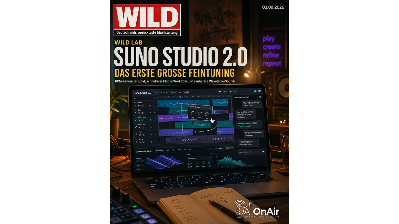 SUNO STUDIO 2.0: DAS ERSTE GROSSE FEINTUNING
