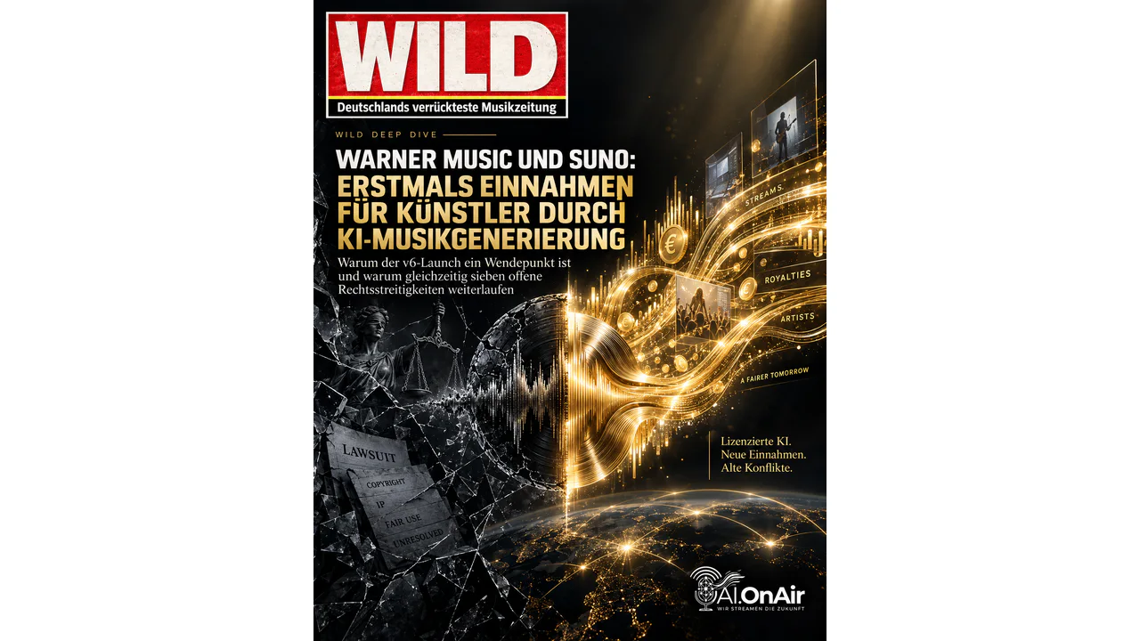 Warner Music und Suno: Erstmals Einnahmen für Künstler durch KI-Musikgenerierung