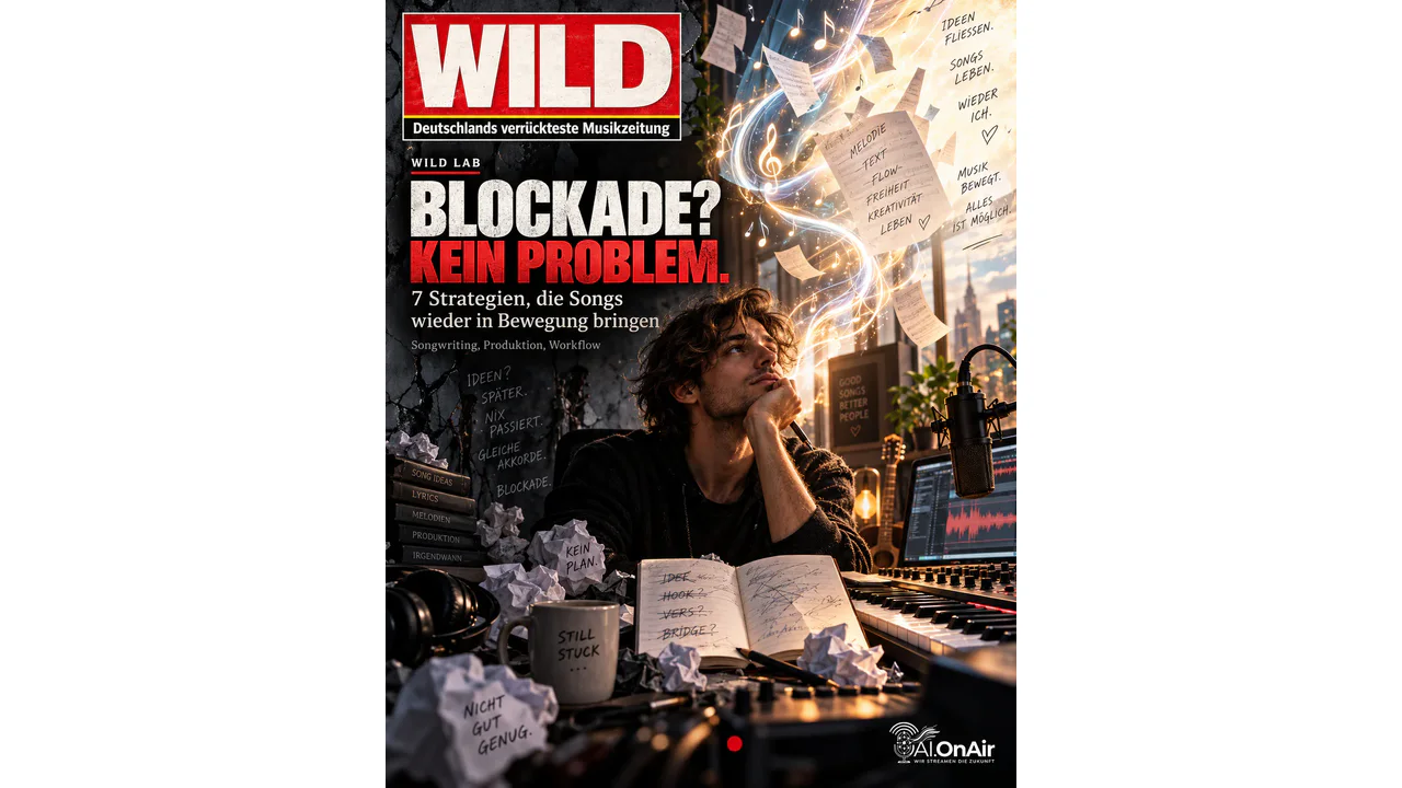 BLOCKADE? KEIN PROBLEM. SIEBEN WILD-STRATEGIEN, DIE SONGS WIEDER IN BEWEGUNG BRINGEN.