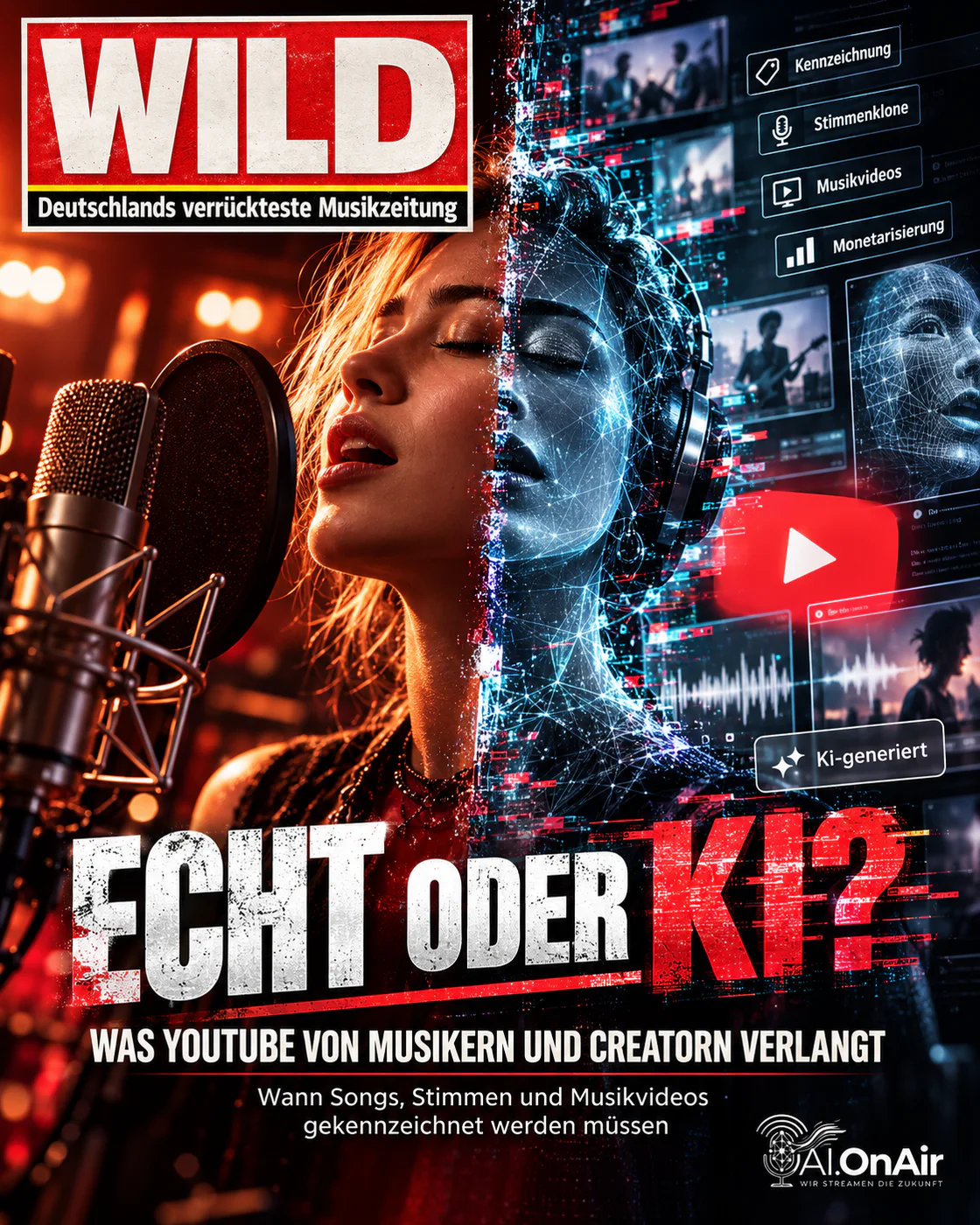 ECHT ODER KI? WAS YOUTUBE VON MUSIKERN UND CREATORN VERLANGT