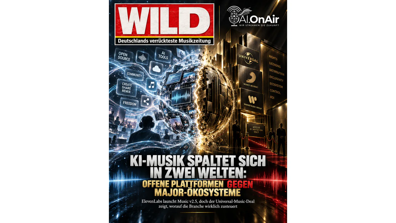 KI-Musik spaltet sich in zwei Welten: Offene Plattformen gegen Major-Ökosysteme