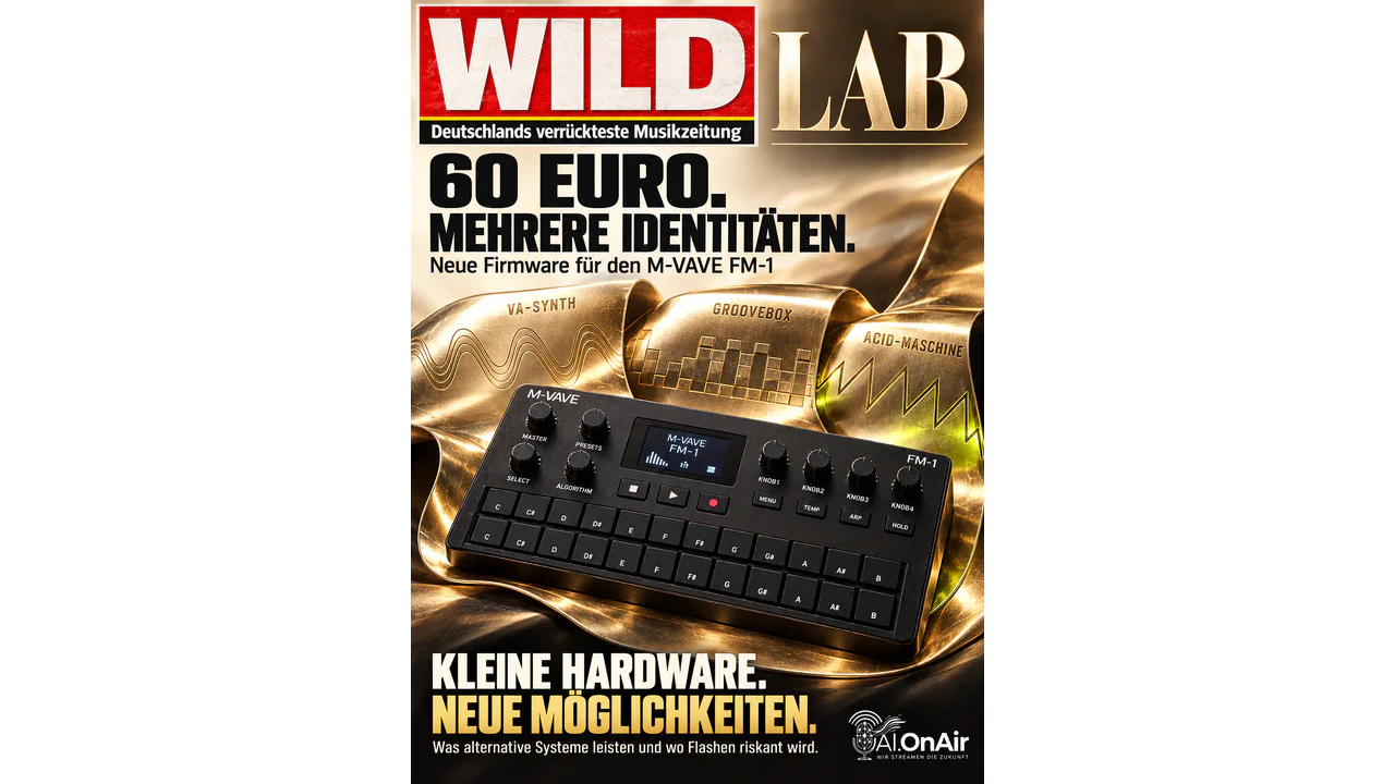 EIN 60-EURO-SYNTHESIZER BEKOMMT PLÖTZLICH MEHRERE NEUE BETRIEBSSYSTEME