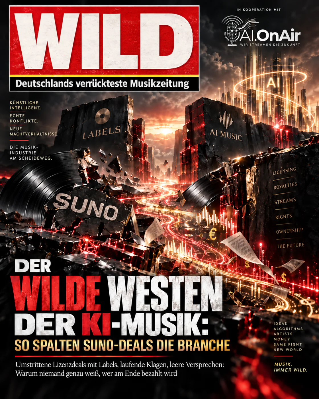 Der wilde Westen der KI-Musik: So spalten Suno-Deals die Branche