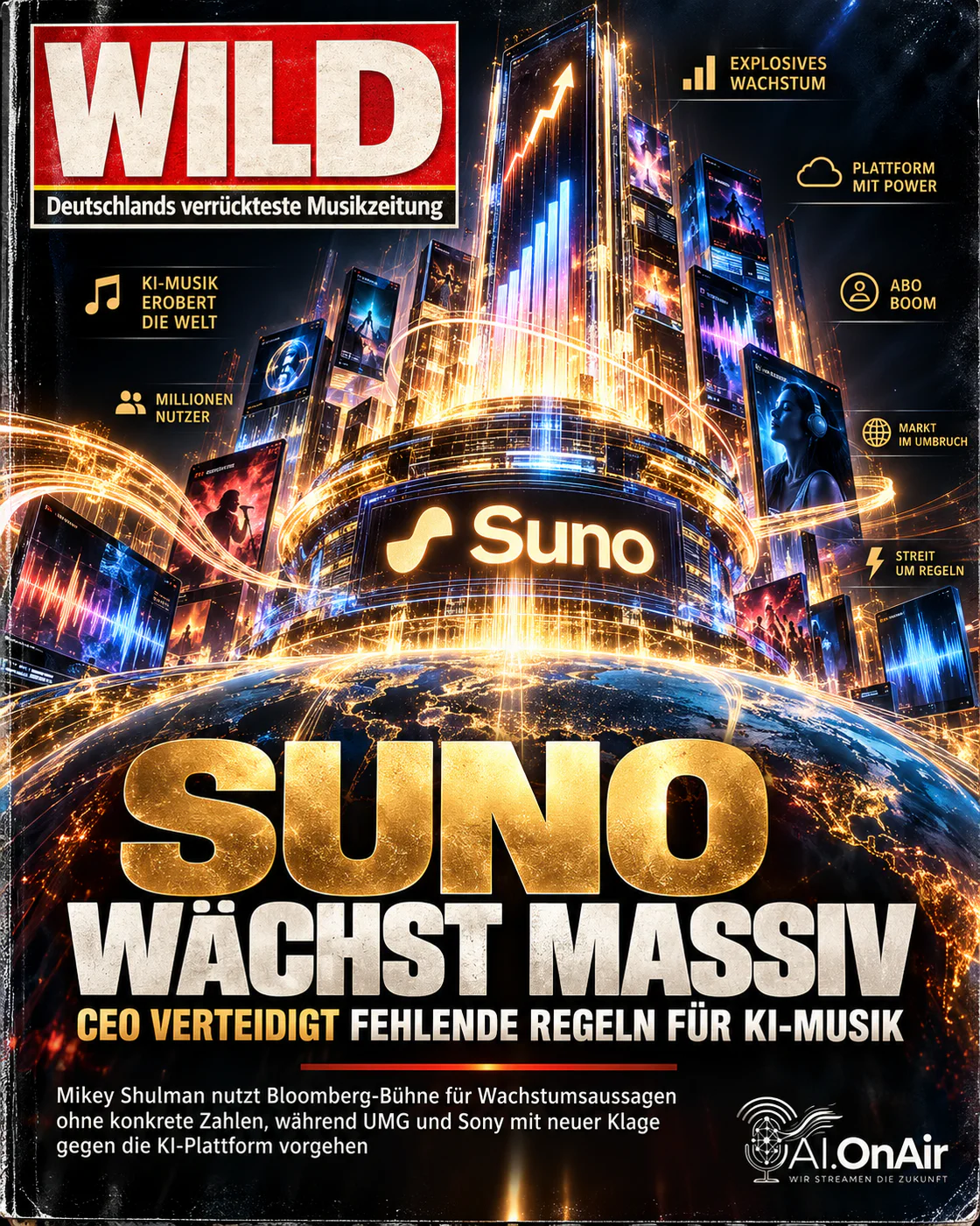 Suno wächst massiv: CEO verteidigt fehlende Regeln für KI-Musik
