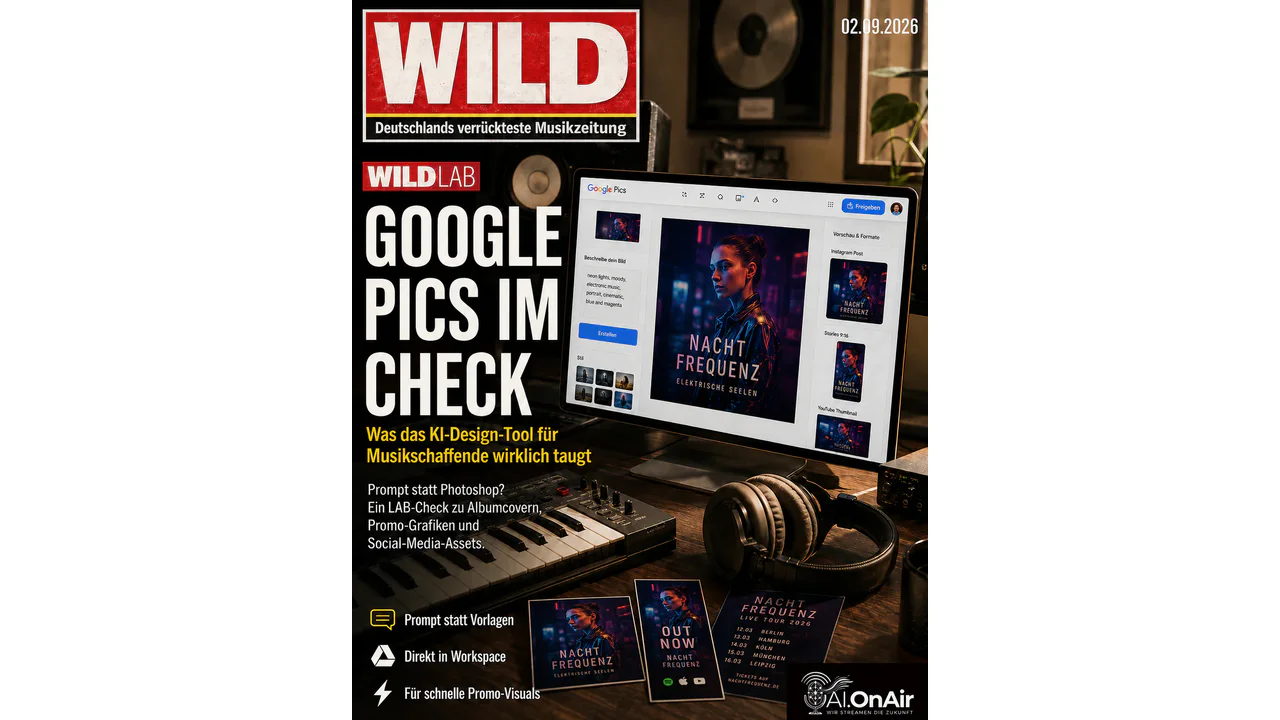 Google Pics im Praxis-Check: Was das KI-Design-Tool für Musikschaffende wirklich taugt