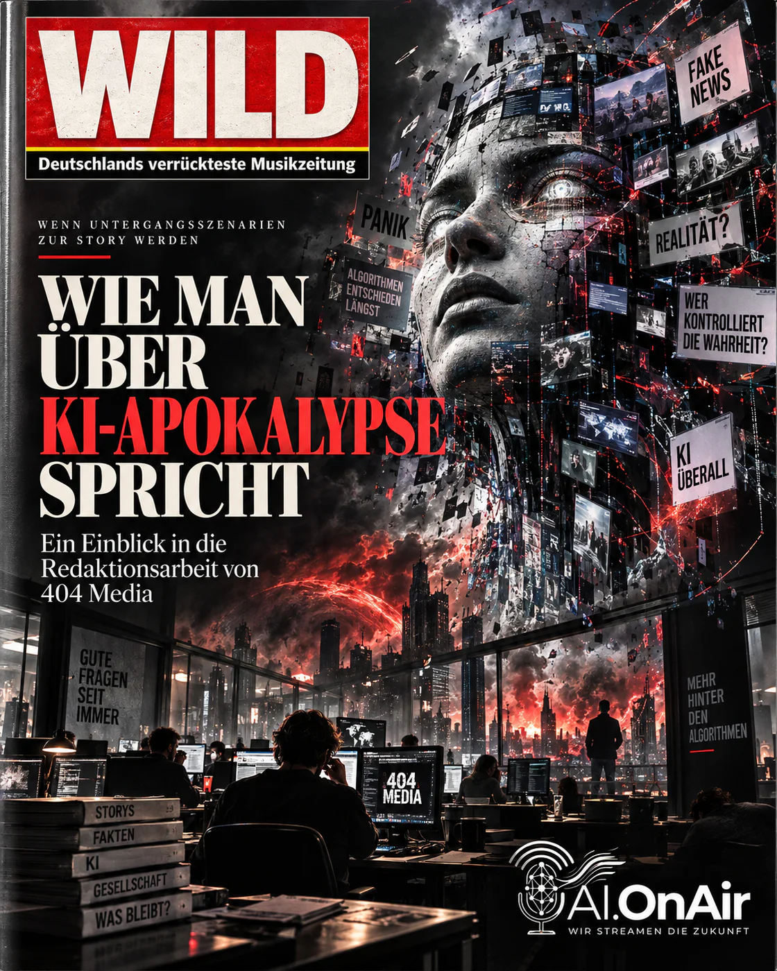 Wie man über KI-Apokalypse spricht: ein Einblick in die Redaktionsarbeit von 404 Media