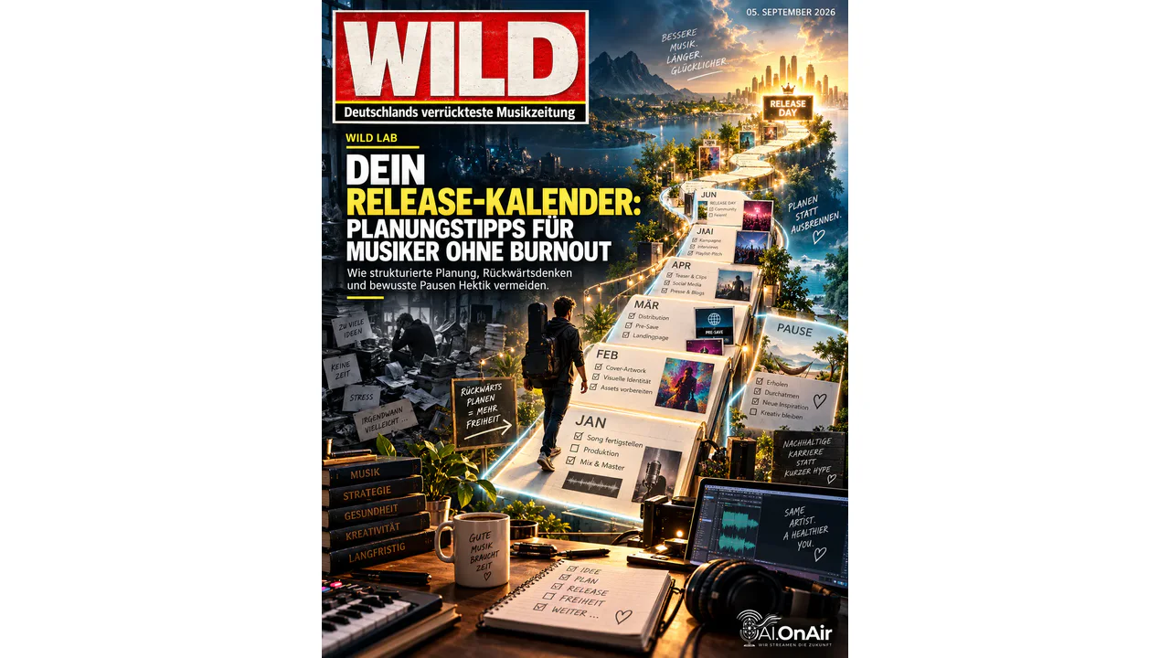 Dein Release-Kalender: Planungstipps für Musiker ohne Burnout