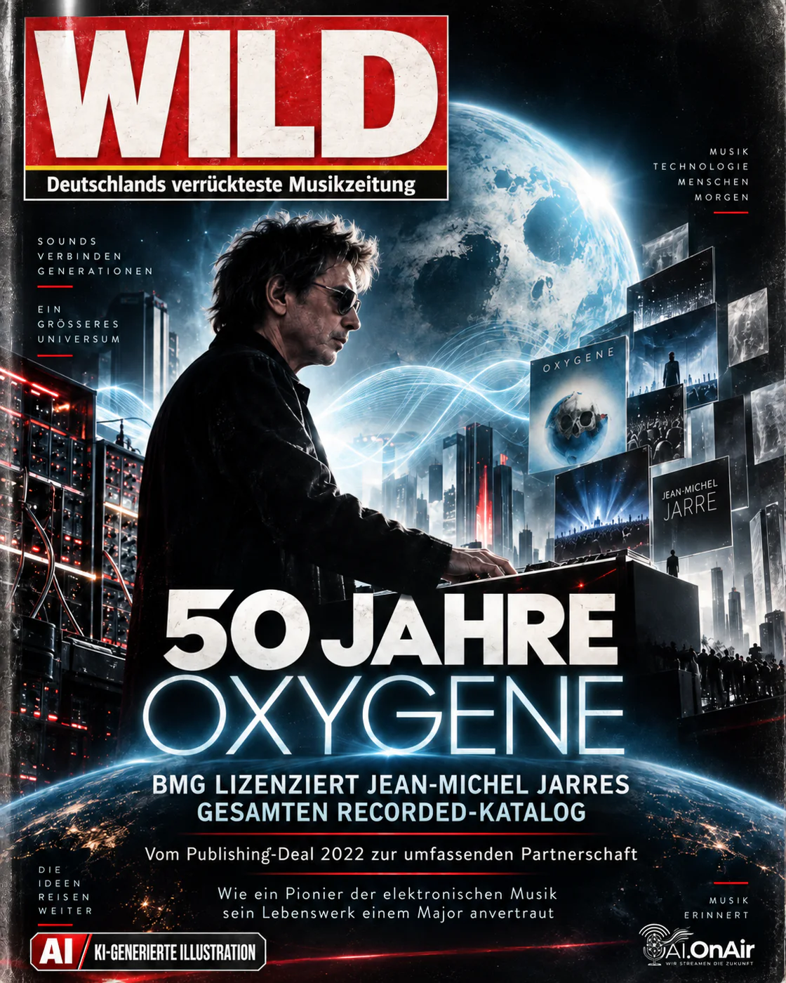 50 Jahre Oxygene: BMG lizenziert Jean-Michel Jarres gesamten Recorded-Katalog