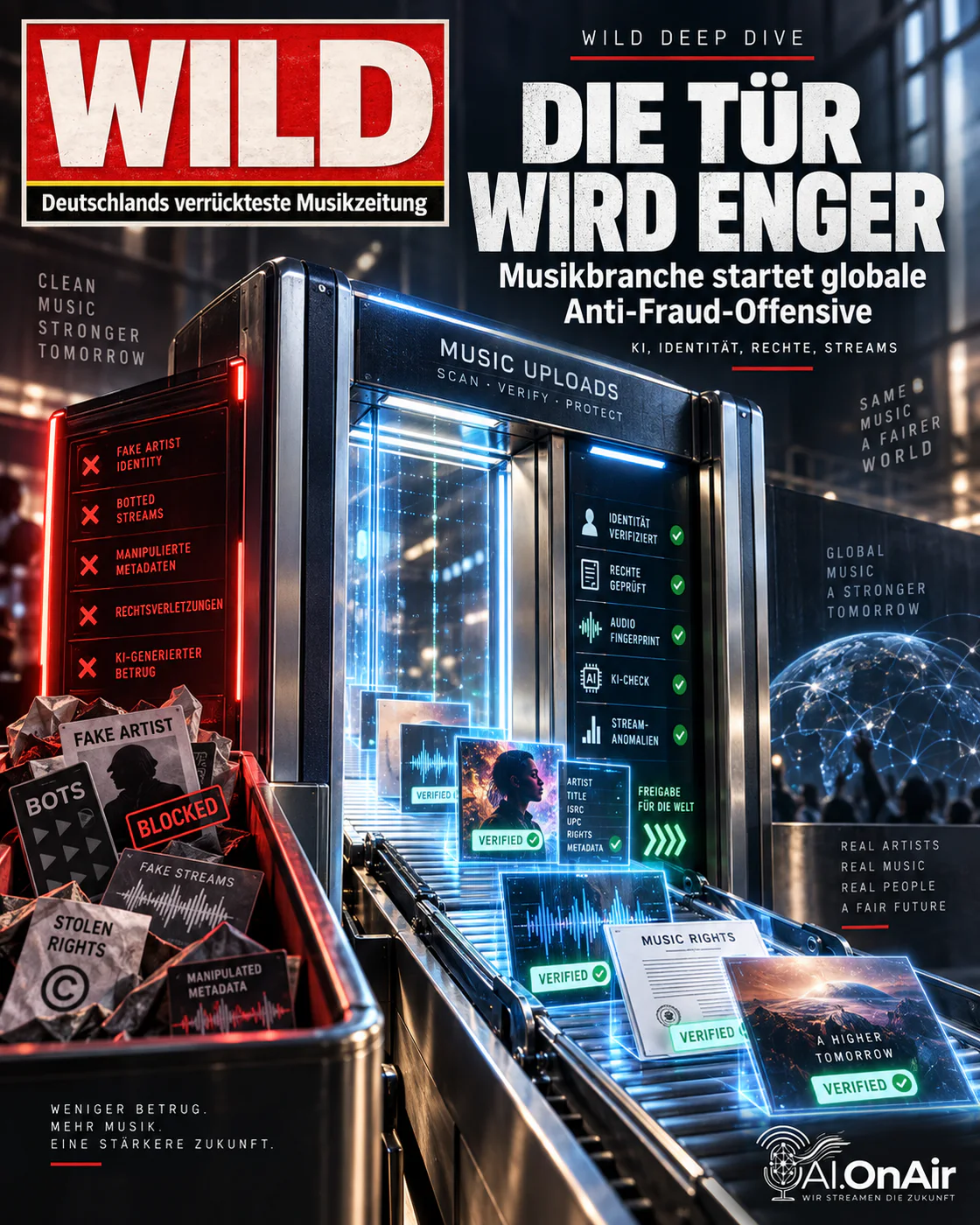 DIE TÜR WIRD ENGER: MUSIKBRANCHE STARTET GLOBALE ANTI-FRAUD-OFFENSIVE
