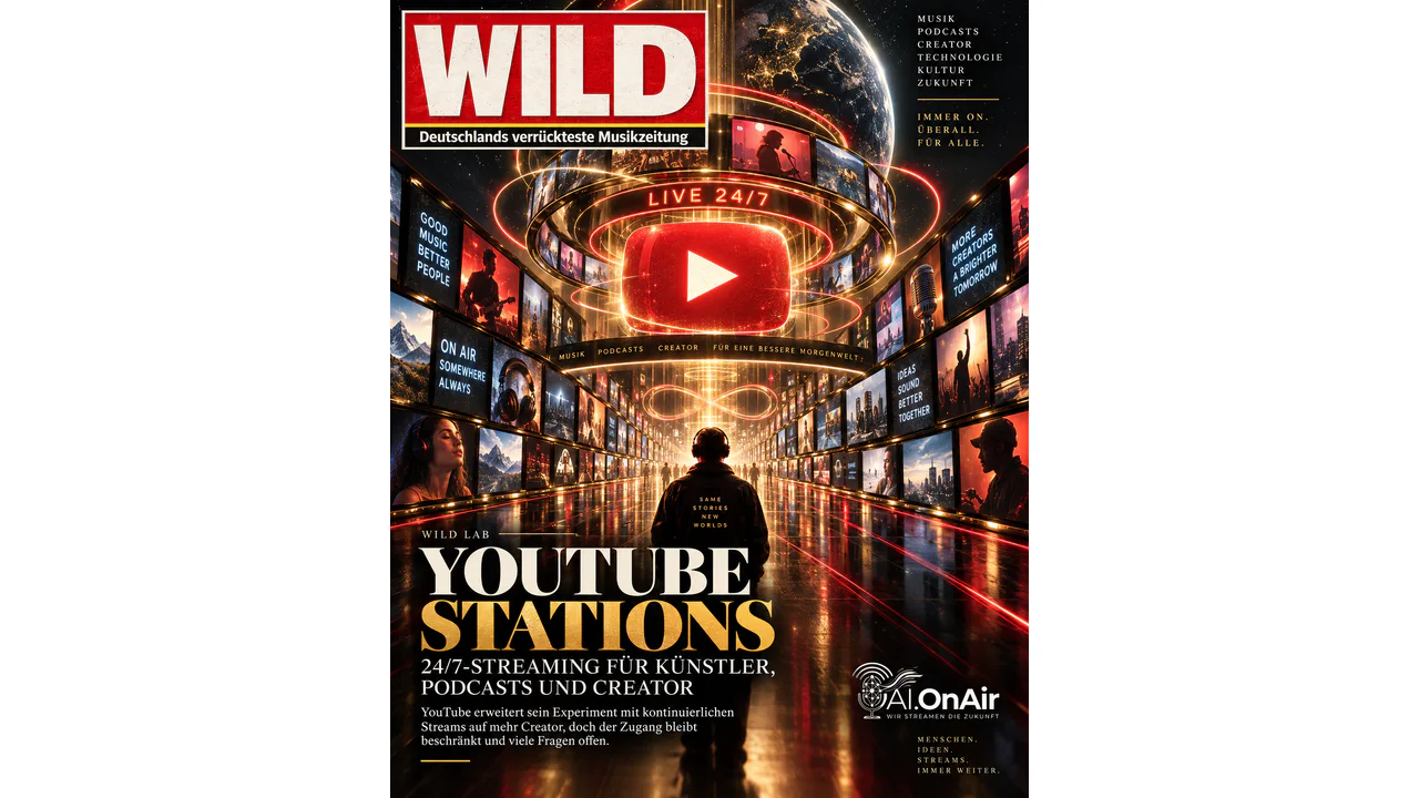 YouTube Stations: 24/7-Streaming für Künstler, Podcasts und Creator
