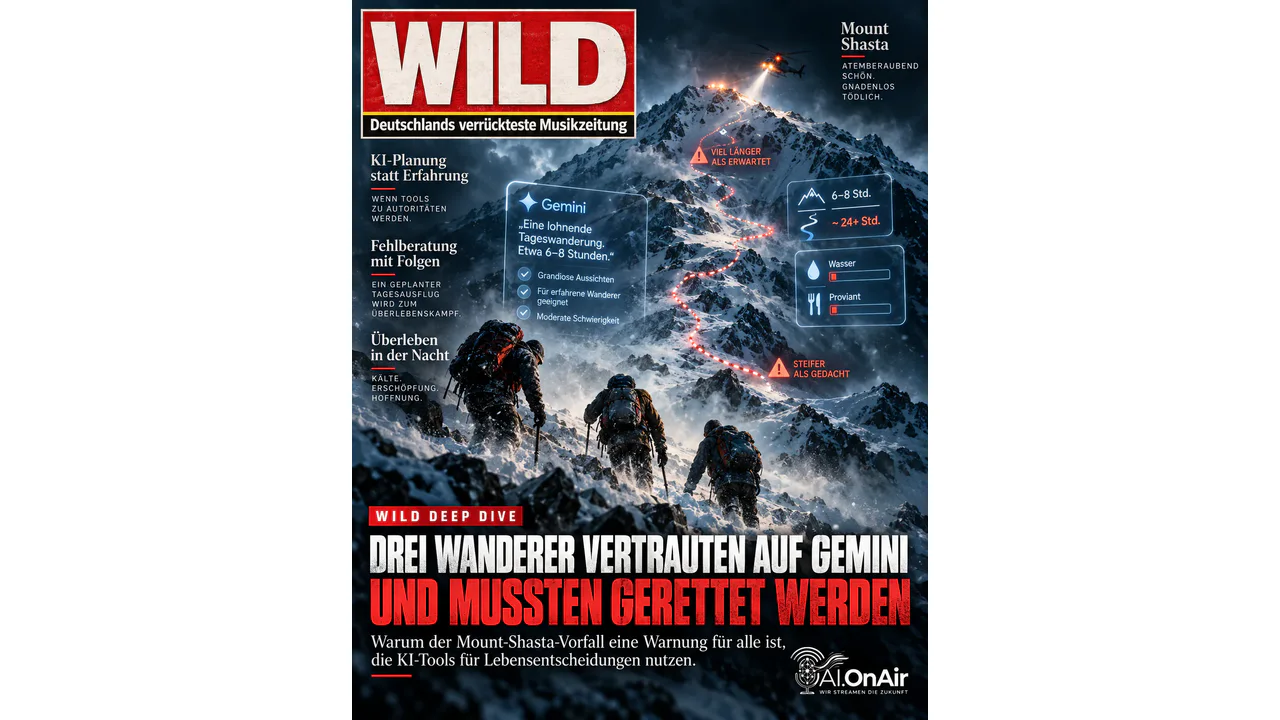 Drei Wanderer vertrauten auf Gemini und mussten gerettet werden