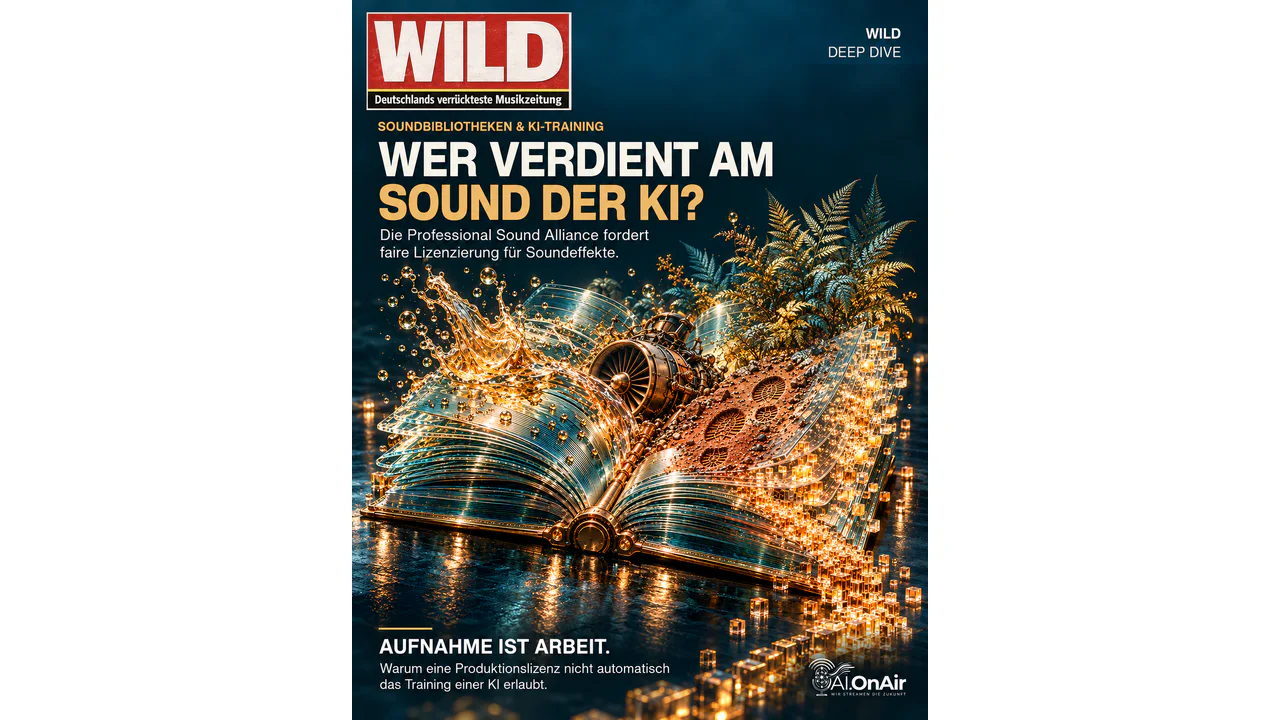 NACH SONGS UND STIMMEN KOMMEN DIE SOUNDS: WER VERDIENT AN DEN KLÄNGEN DER KI?