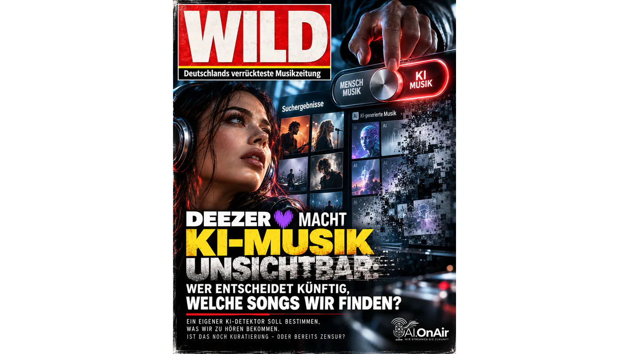 DEEZER MACHT KI-MUSIK UNSICHTBAR: WER ENTSCHEIDET KÜNFTIG, WELCHE SONGS WIR FINDEN?