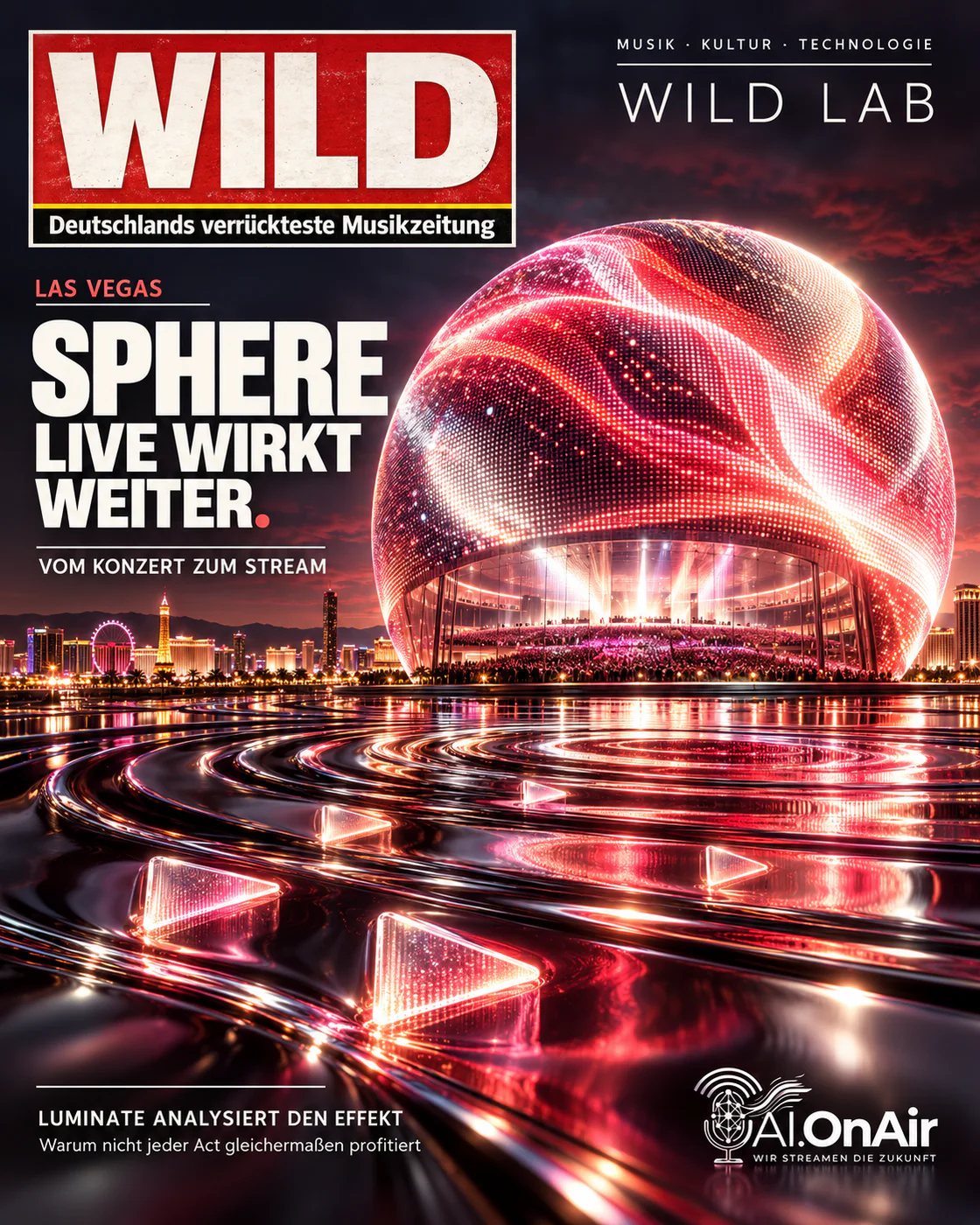 Warum die Sphere in Las Vegas nicht nur Tickets verkauft, sondern auch Streams generiert