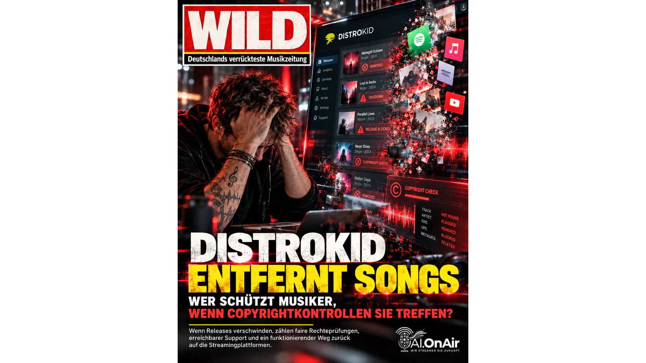 DISTROKID ENTFERNT SONGS: WER SCHÜTZT MUSIKER, WENN COPYRIGHTKONTROLLEN SIE TREFFEN?