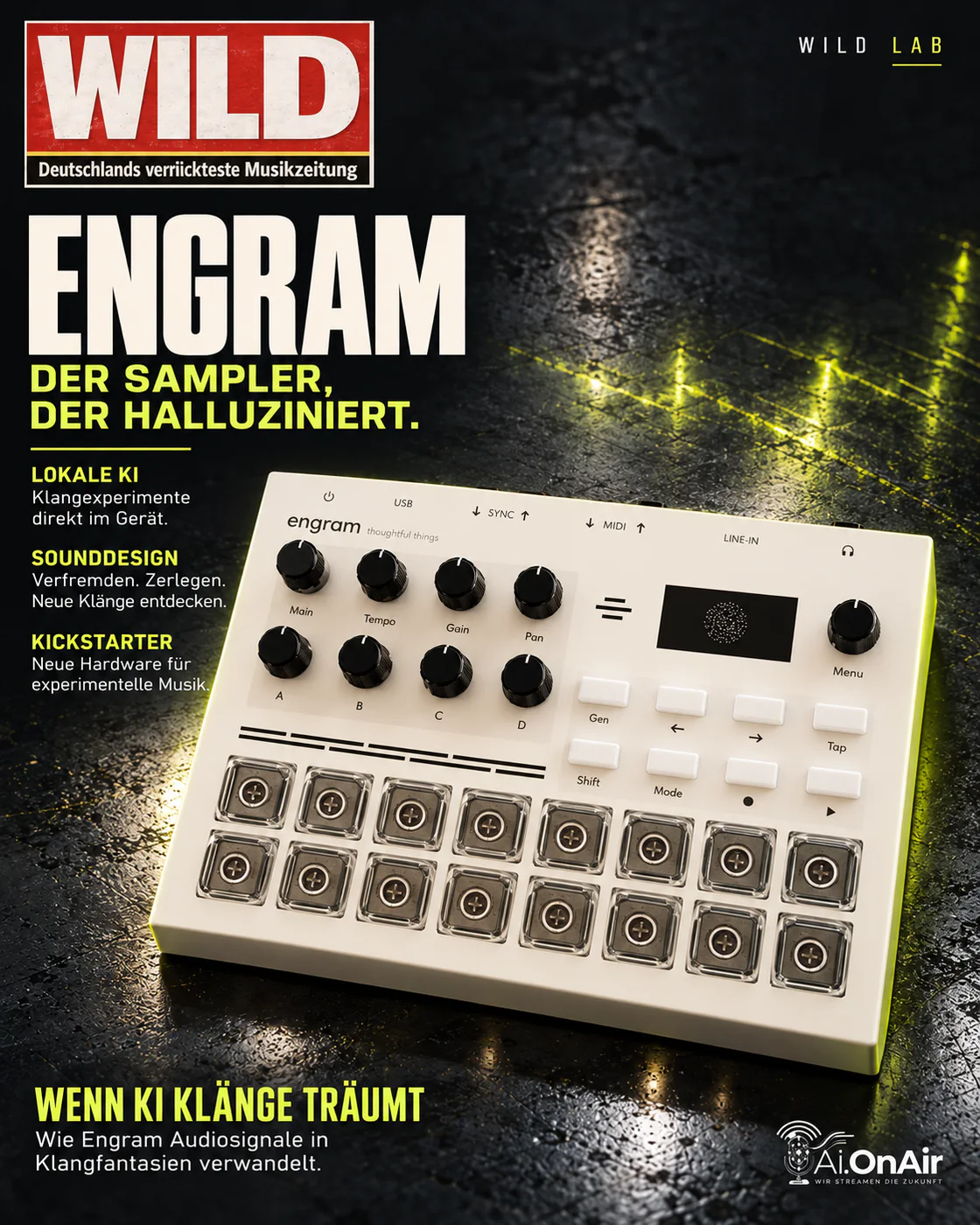 Engram: Wenn die KI träumt, zerlegt der Sampler die Klänge