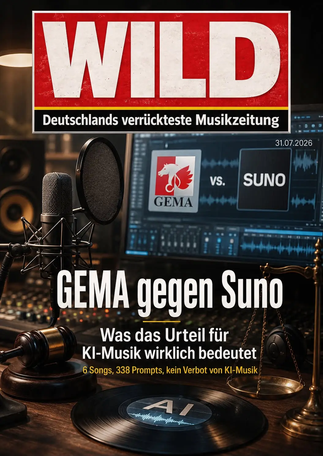 Sechs Songs, 338 Prompts und ein großes Urteil: Was GEMA gegen Suno wirklich entschieden hat