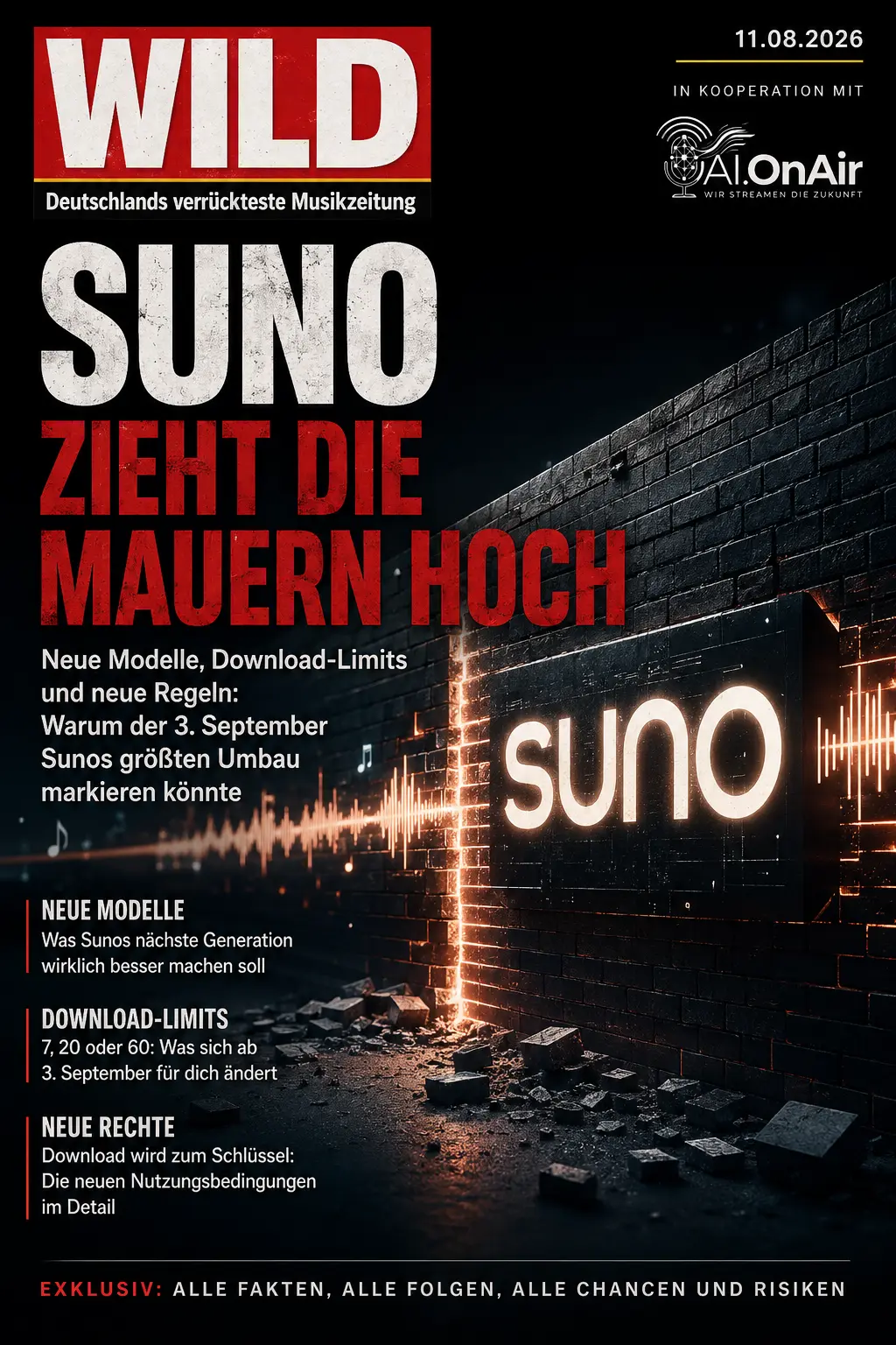 SUNO BAUT SICH KOMPLETT UM