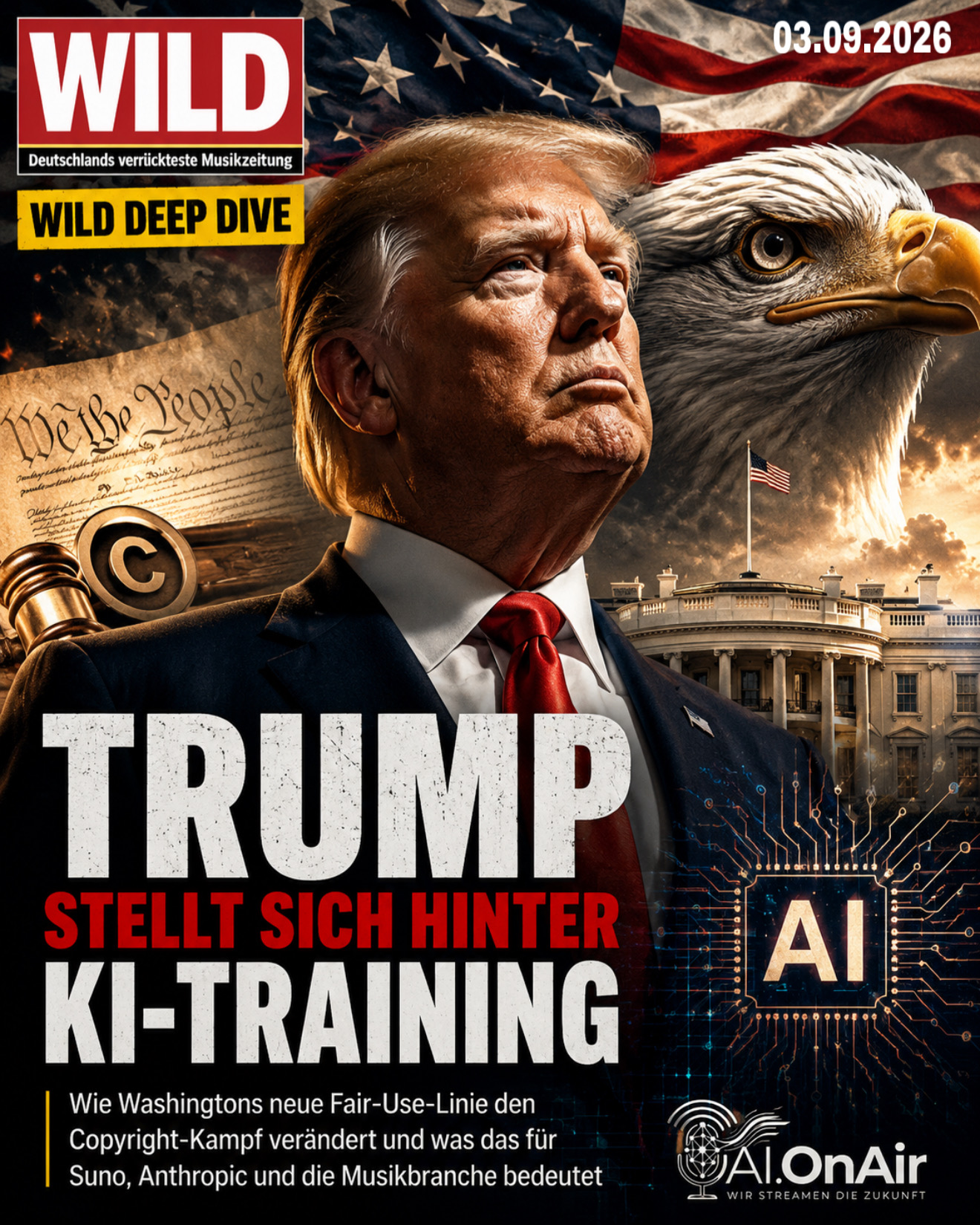 TRUMP STÄRKT KI-FIRMEN IM COPYRIGHT-KAMPF