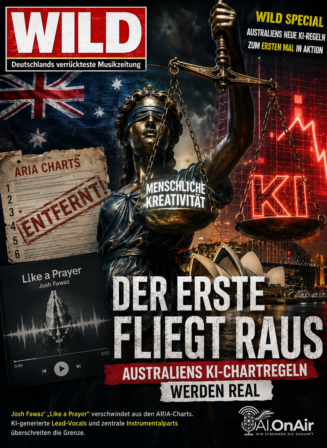 DER ERSTE FLIEGT RAUS: AUSTRALIENS KI-CHARTREGELN WERDEN REAL