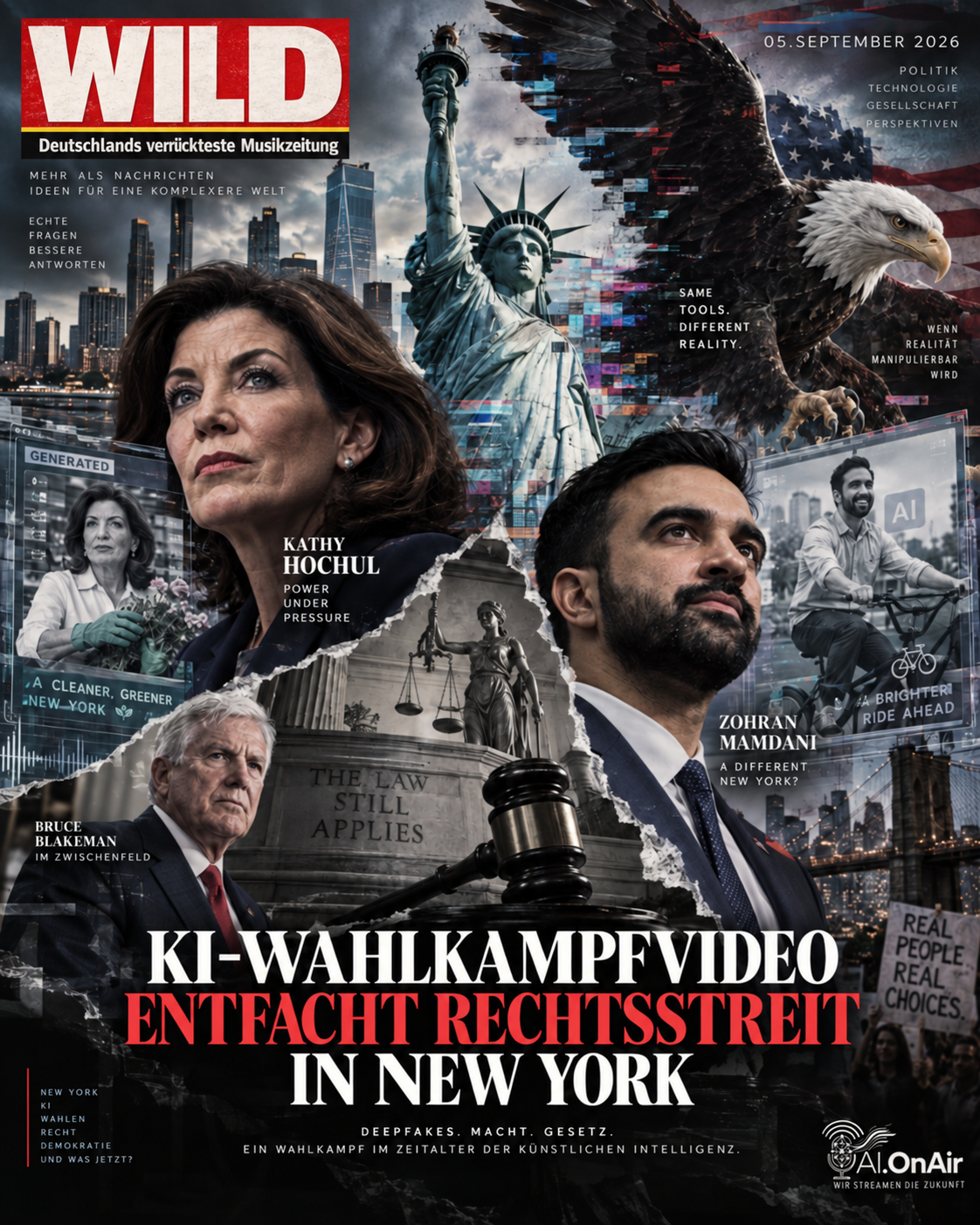 KI-Wahlkampfvideo entfacht Rechtsstreit in New York